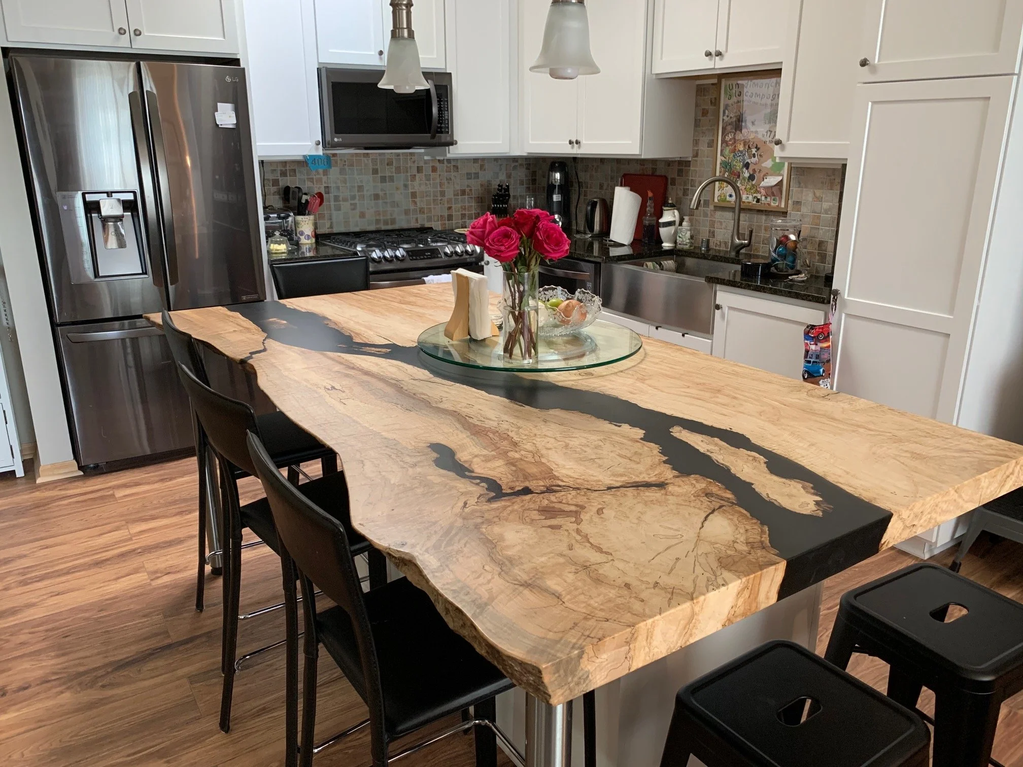 Live Edge Furniture Store Custom Epoxy Wood Tables