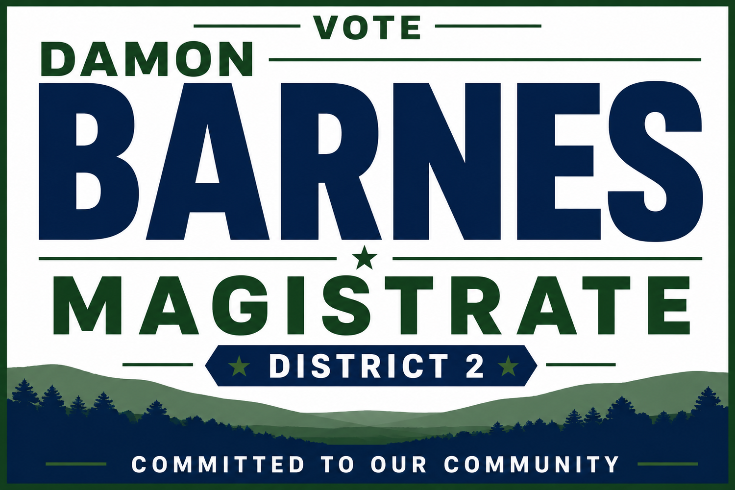 Damon Barnes For Magistrate