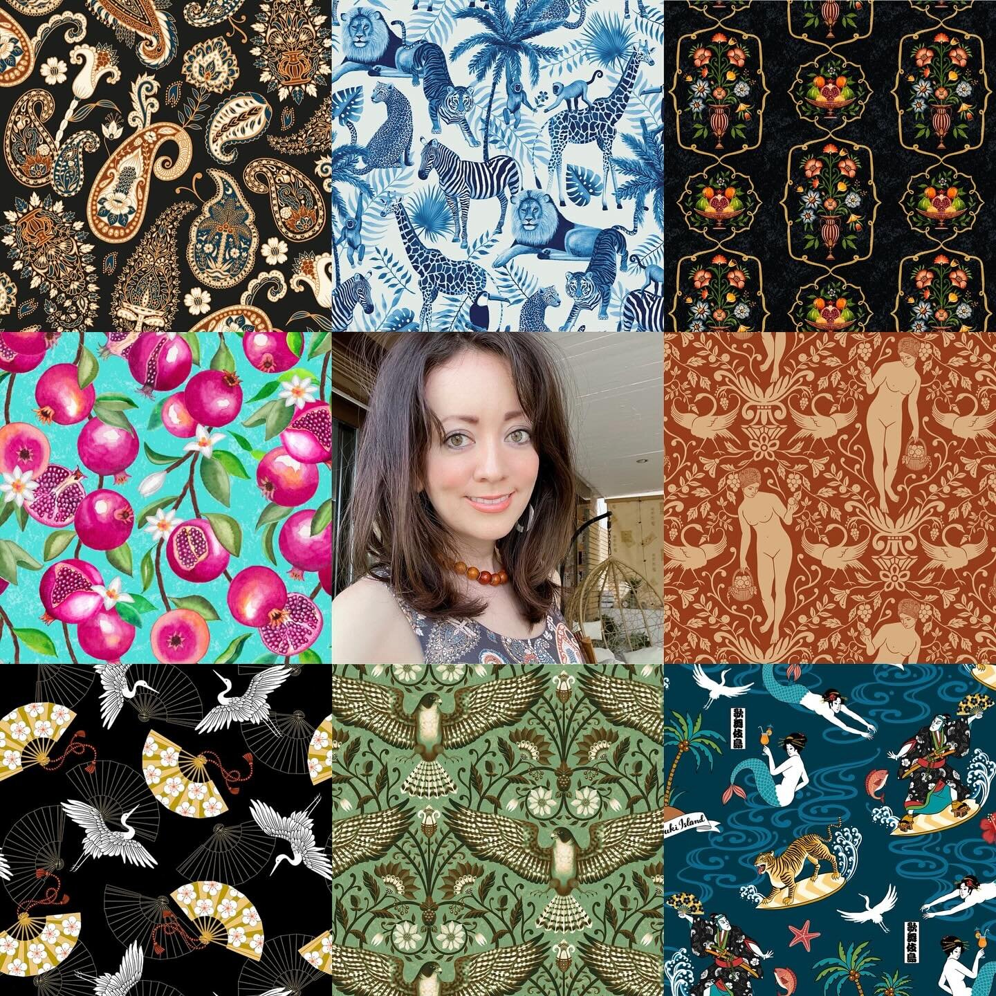 I&rsquo;m joining #artvsartist2023 with my favorite patterns made this year. It is interesting to see how my style evolves over time! Animals and oriental motifs remain my favorite things to paint and draw, while I explored new themes inspired by my 