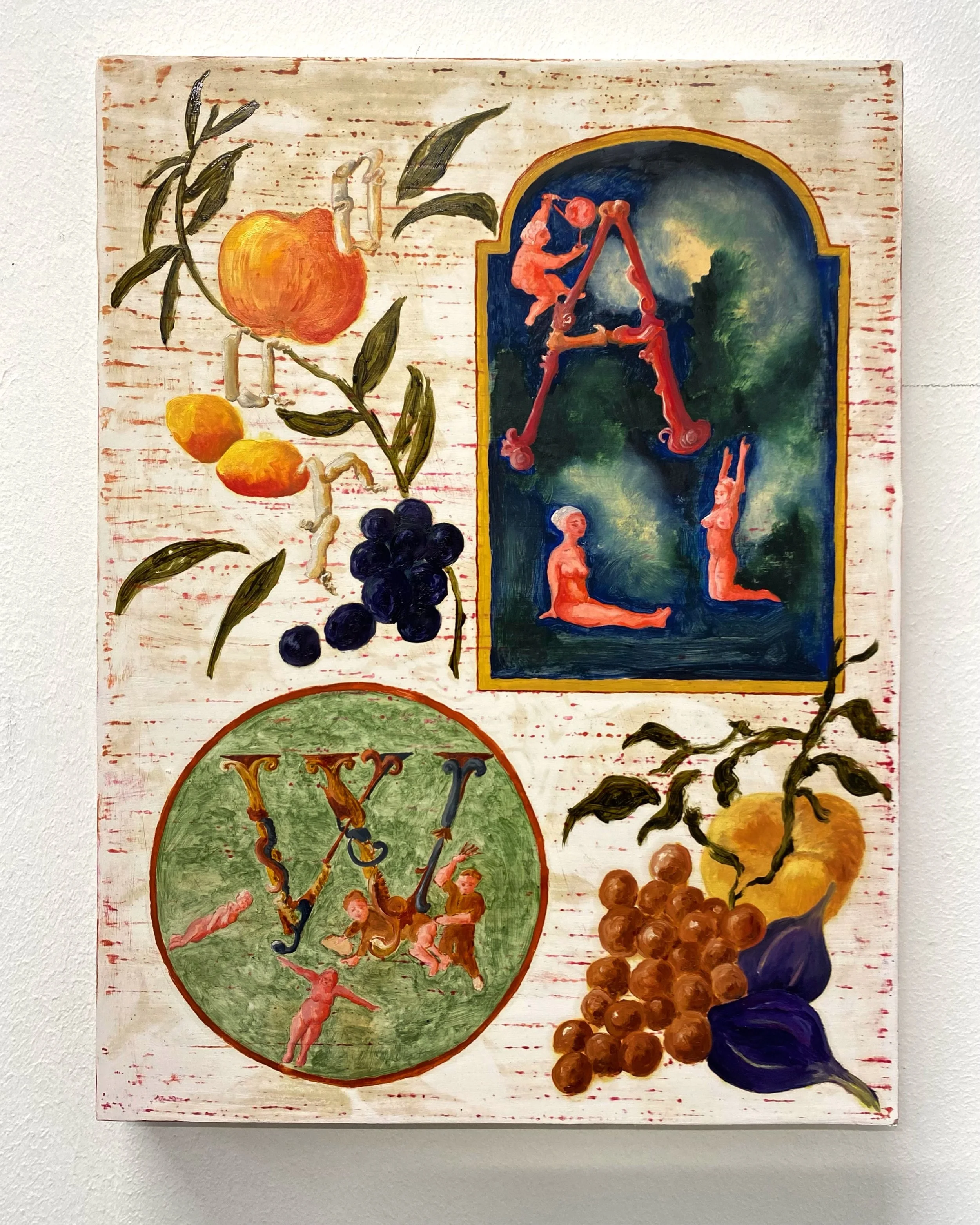 No Title, oil on panel, 40.5 × 30.5 cm, 2025