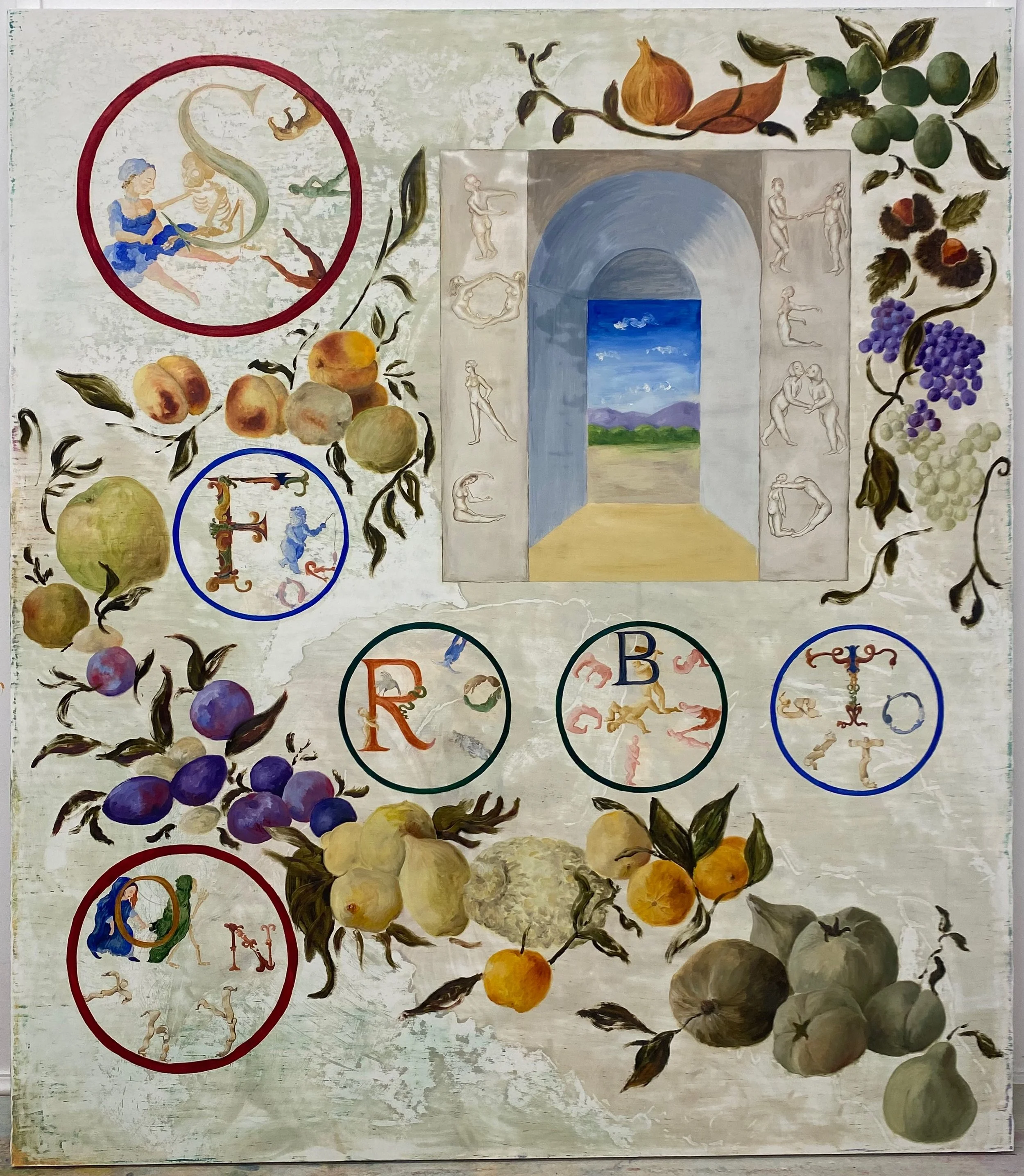 Of Age And Beauty, oil on panel, 140 × 110 cm, 2025