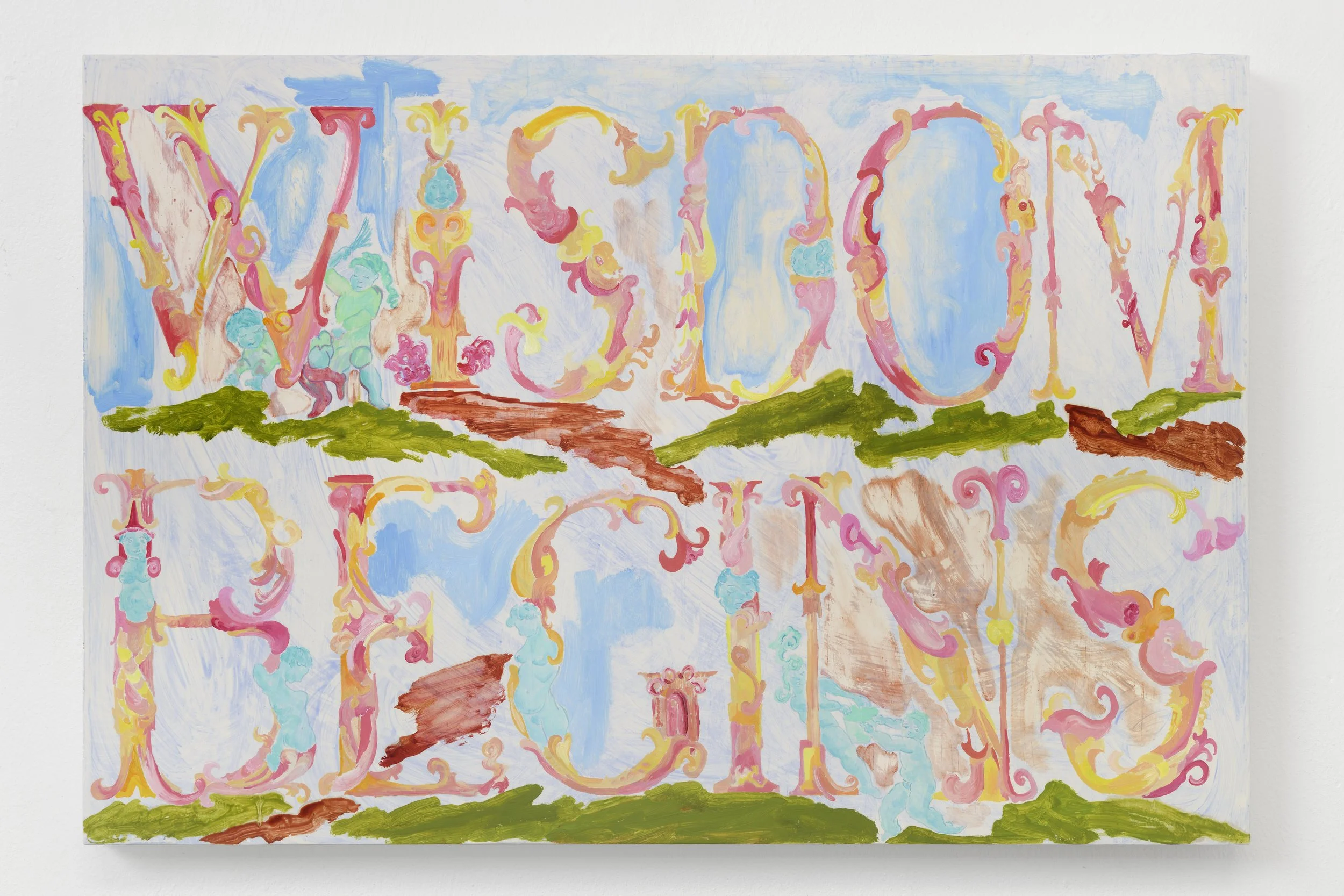 At The End, Oil on panel, 40.5 x 61 cm, 2023 