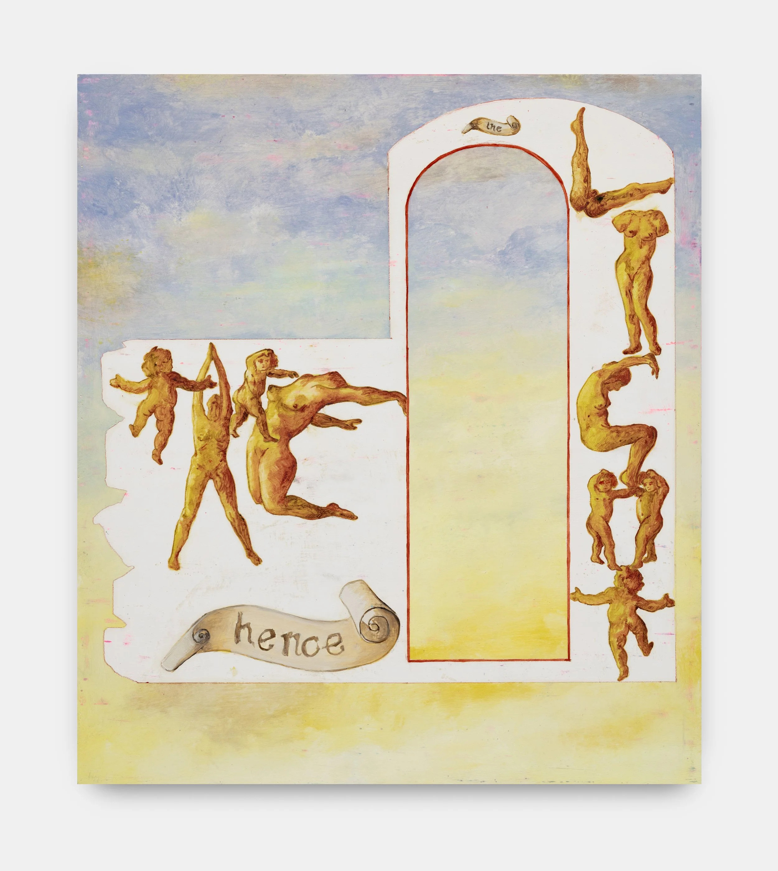  Take Hence the Light, 2025, Oil on panel, 30.5 x 40.5 cm 