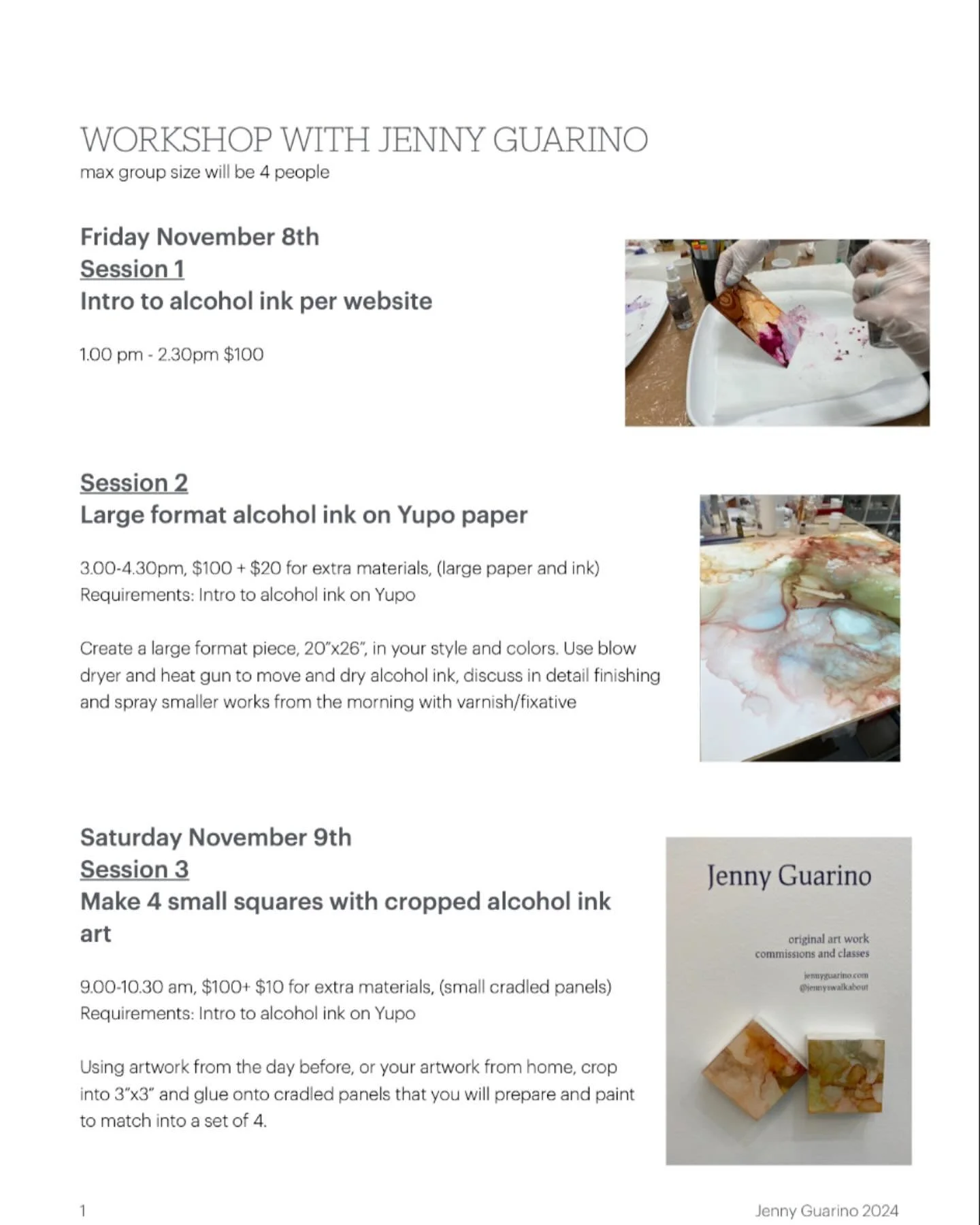 Are you feeling creative? Want to relax and escape for a few hours? Why not have some fun with alcohol ink? If you’re in Houston this Friday/Saturday I have one spot left in my workshop in all sessions. You can join one or all sessions. Dm me f