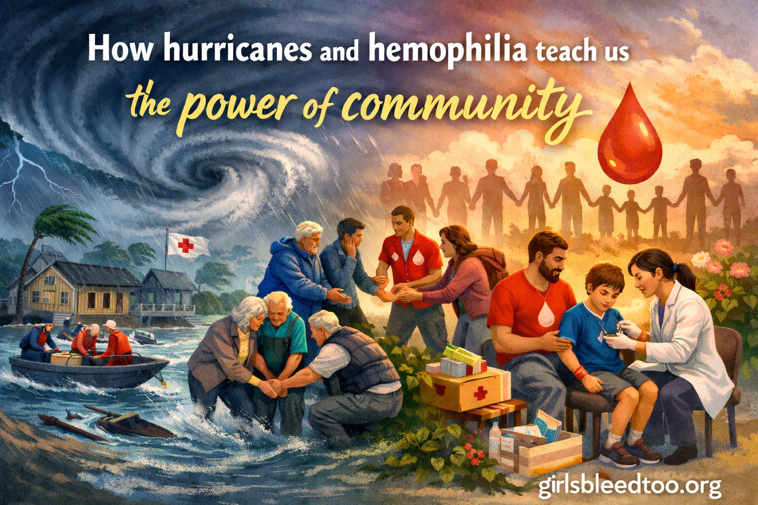 How hurricanes and hemophilia teach us the power of community