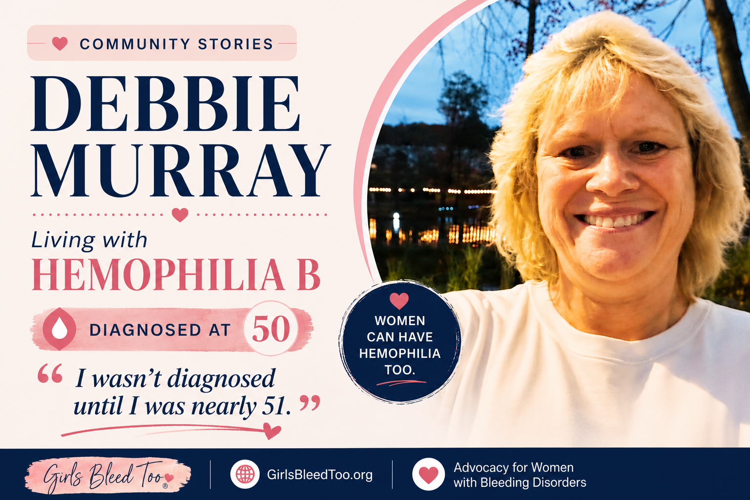 Debbie Murray: Living with Hemophilia B and Fighting for Recognition