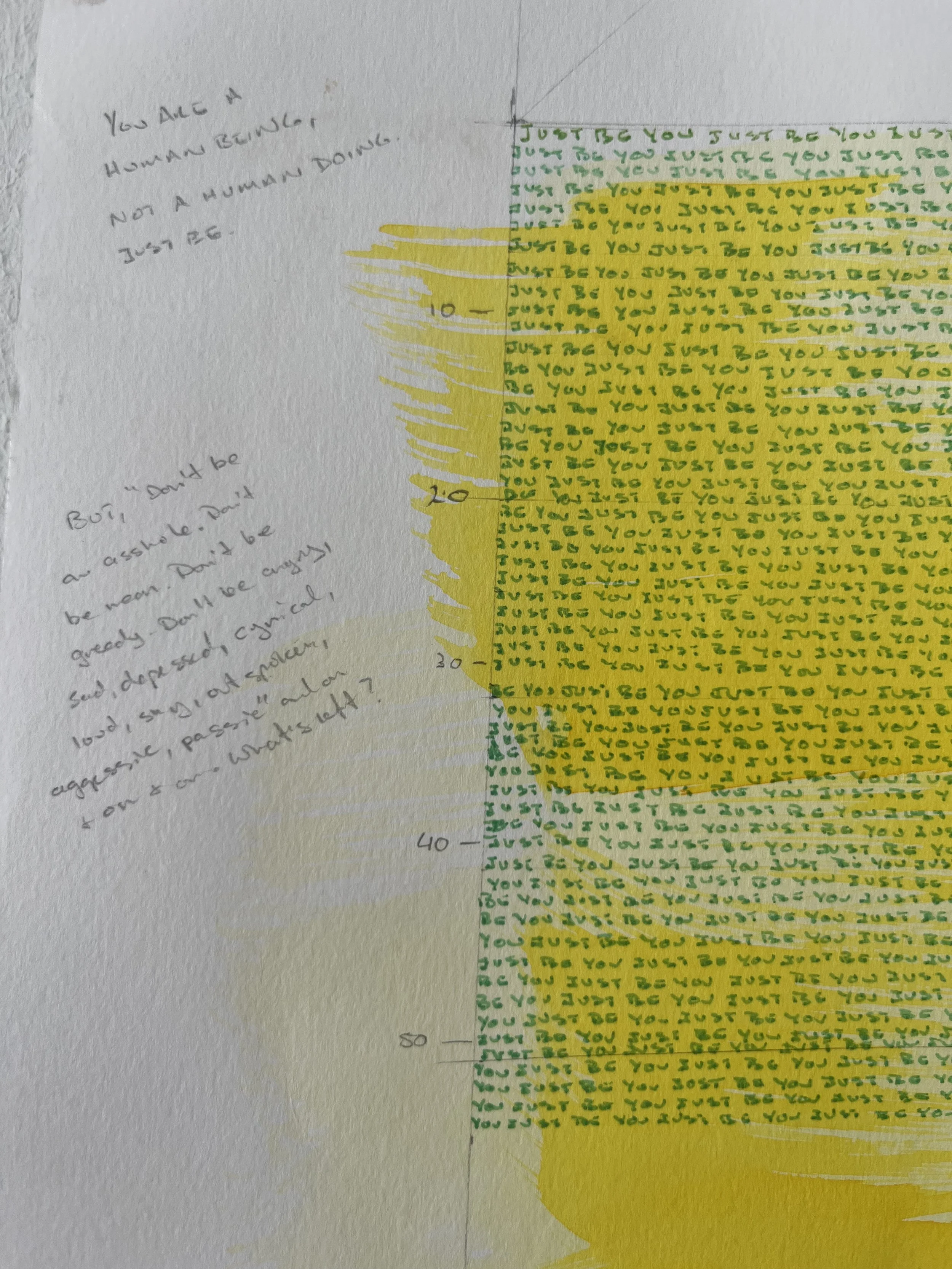 Work in Progress — "Just Be You"  - 2026 