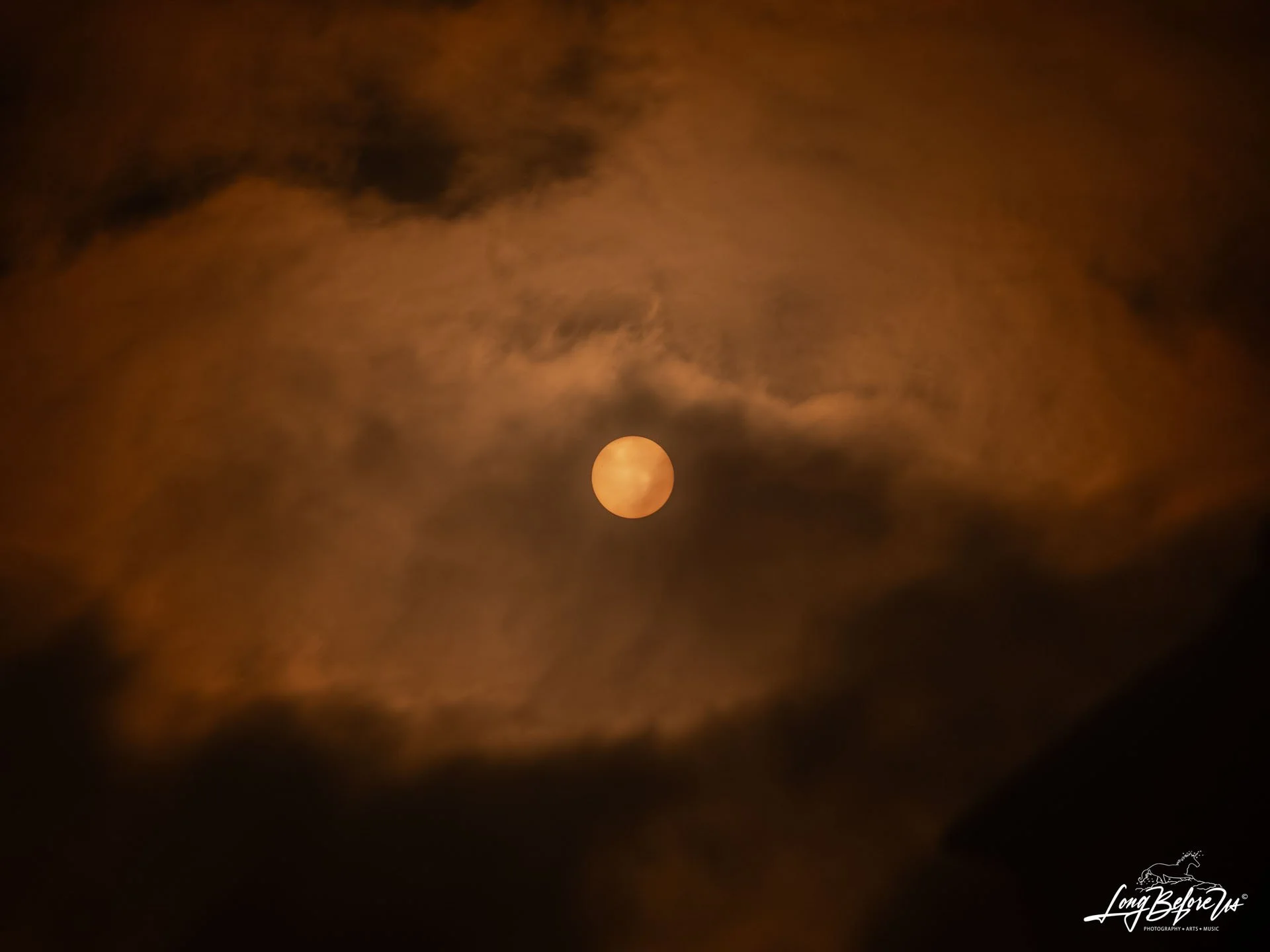 In between light and darkness.