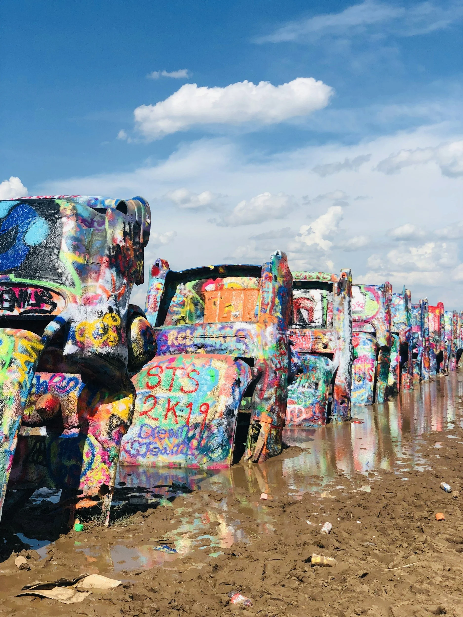 Cadillac ranch in Amarillo
