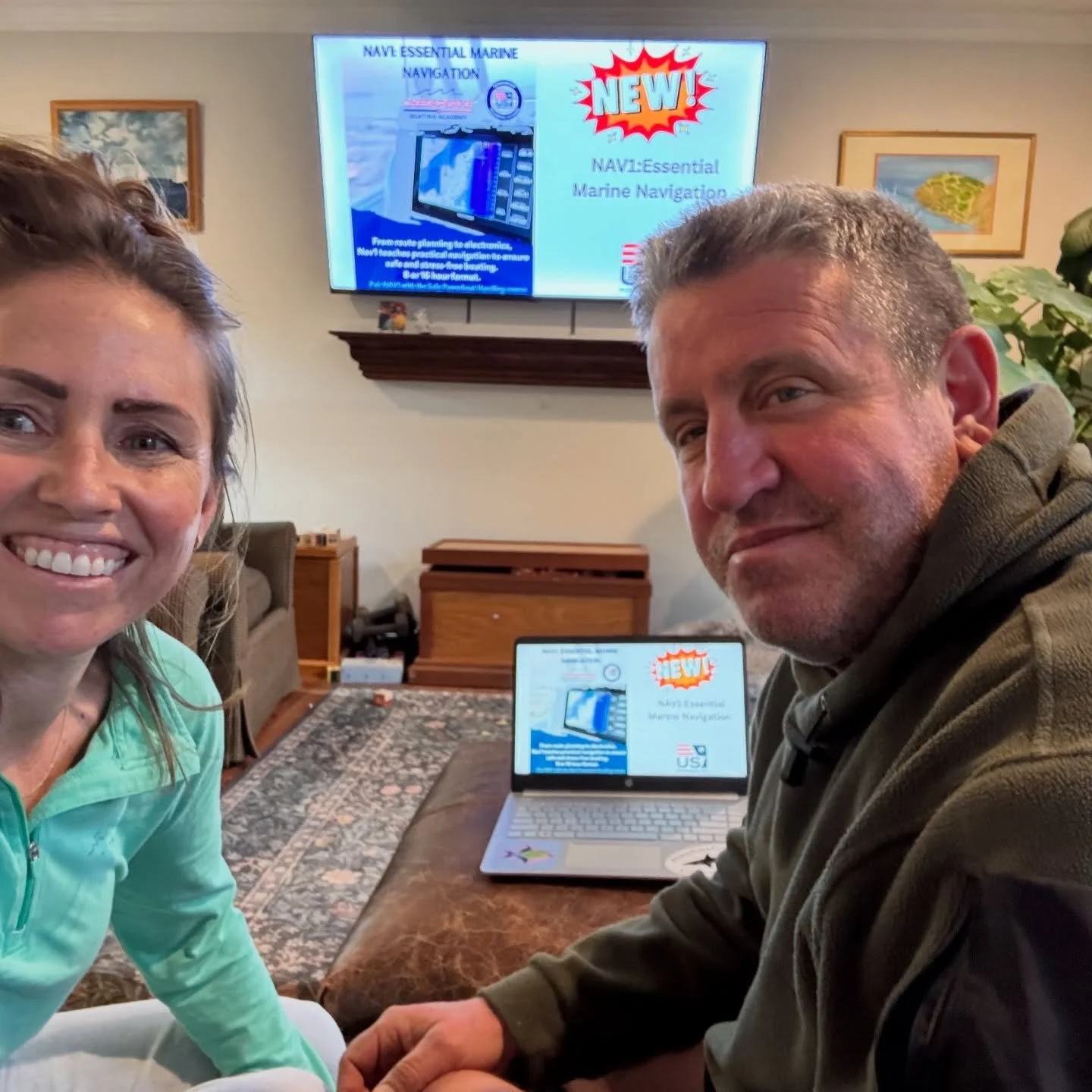 Prepping for tomorrow&rsquo;s CBA Spring Captains Meeting! It&rsquo;s going to be a good one. Breakfast, slides, open forum, lunch then clay shooting at Pintail! #chesapeakeboatingacademy #captains #spring #boating #dreamteam