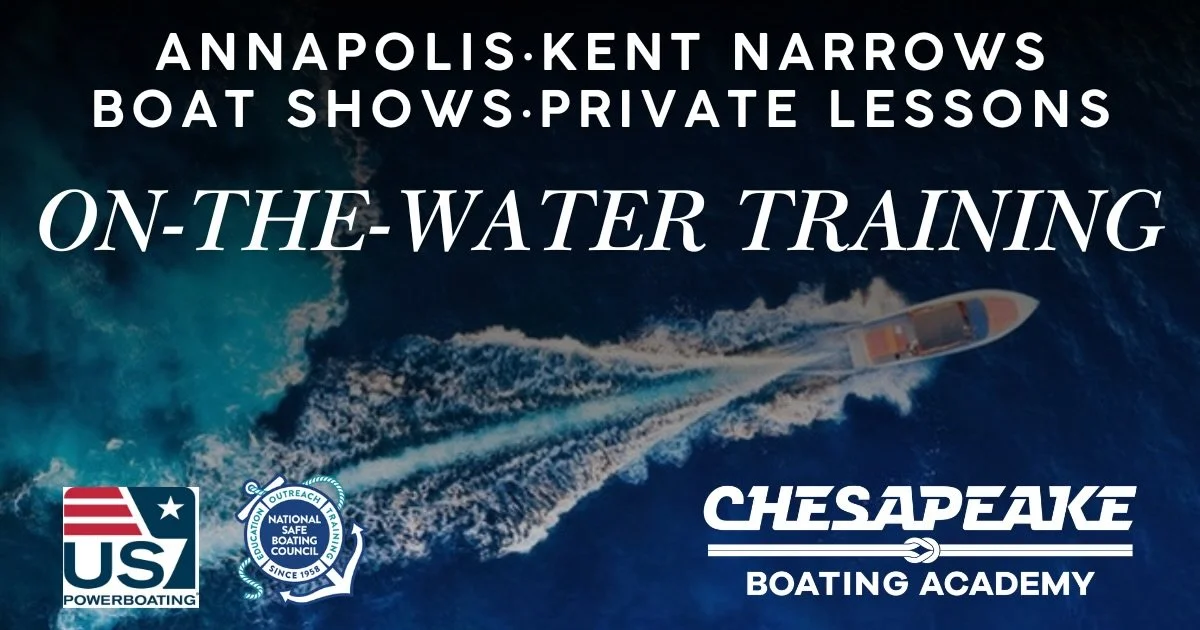 Hands-on boating lessons taught with proven, nationally accredited curriculum by certified instructor-captains in a safe and relaxed learning environment. >>www.ChesapeakeBoatingAcademy.com<<
 #BoatWithConfidence #chesapeakeboatingacademy