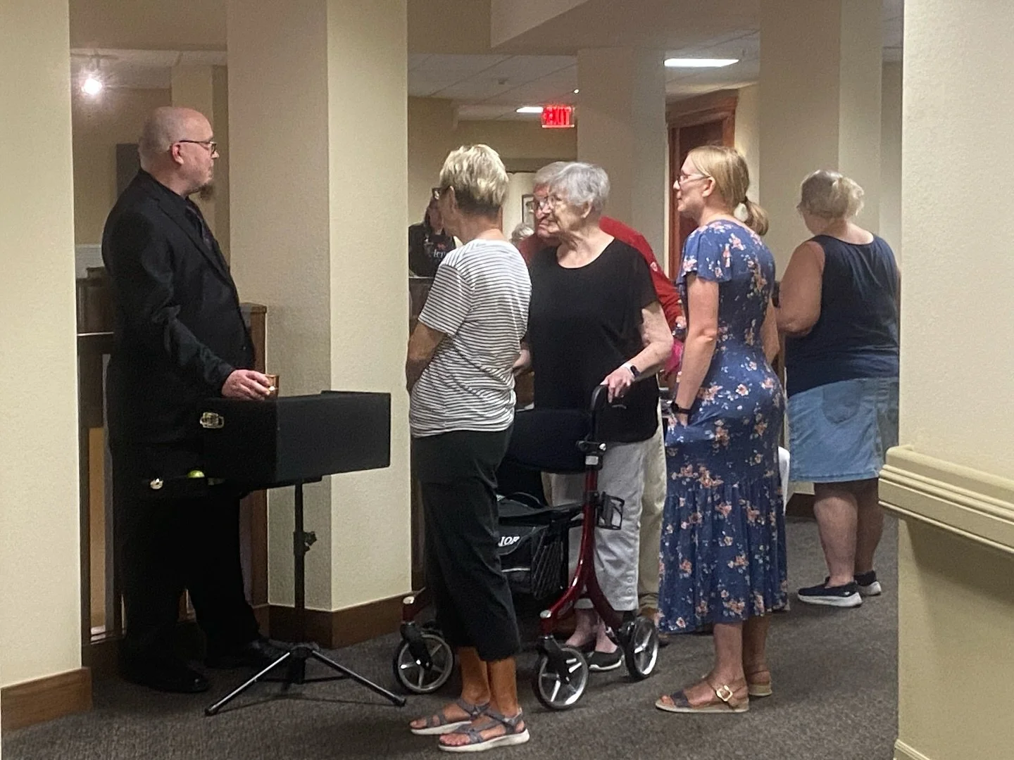 I got the opportunity to do magic at a Health Fair at The Regent Senior Living Center