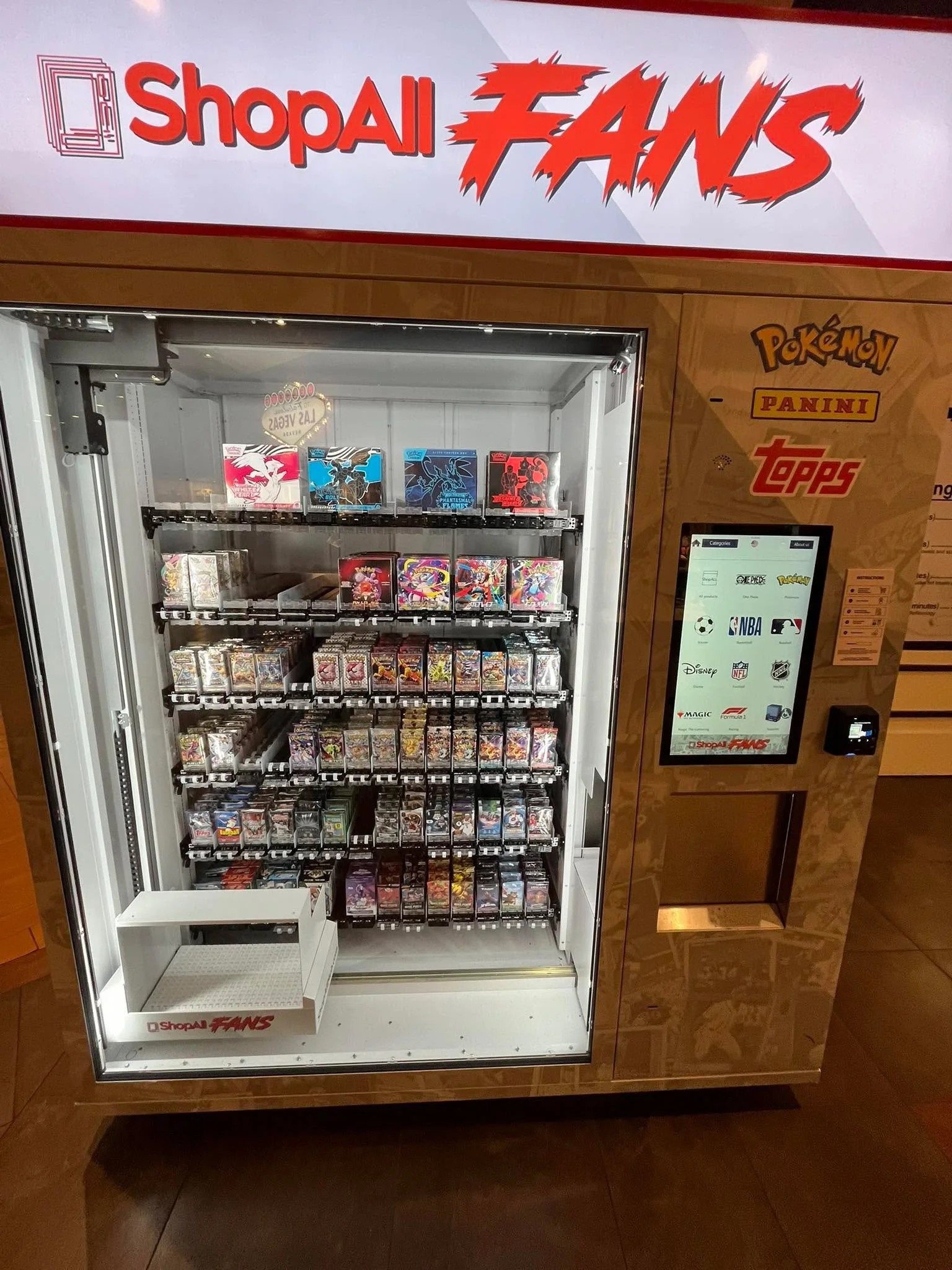 This is a new one for me. Pokemon card vending machine in a casino.