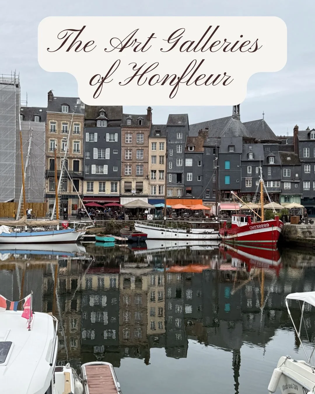For our summer holidays this year we drove to France last week (Ile de Re) and on the way back we spent one night near Honfleur. We had breakfast in the town - but didn't have much time, so I had a mad dash around the backstreets. 

I came across one
