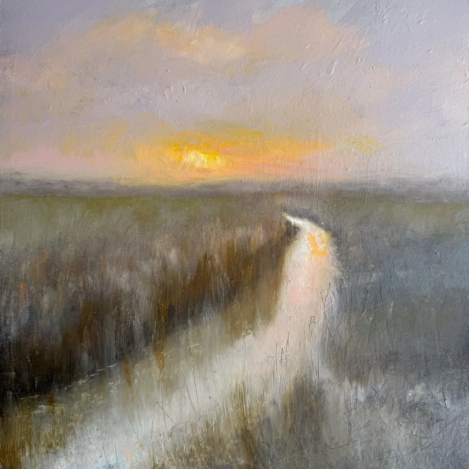 Here's a little'n.  Swipe to see the original photo

Smallhythe Stream (small)
30 x 30cm
Oil on cradled wood

#impressionisticpainting #atmosphericpainting #paintinglandscapes #countrystreampainting #smallhythe #kentartist #heidiaughtonart