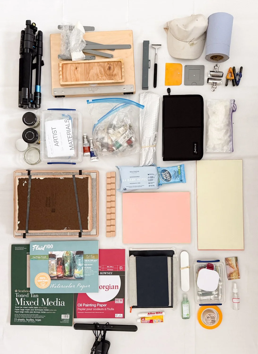 Travelling with Art Supplies