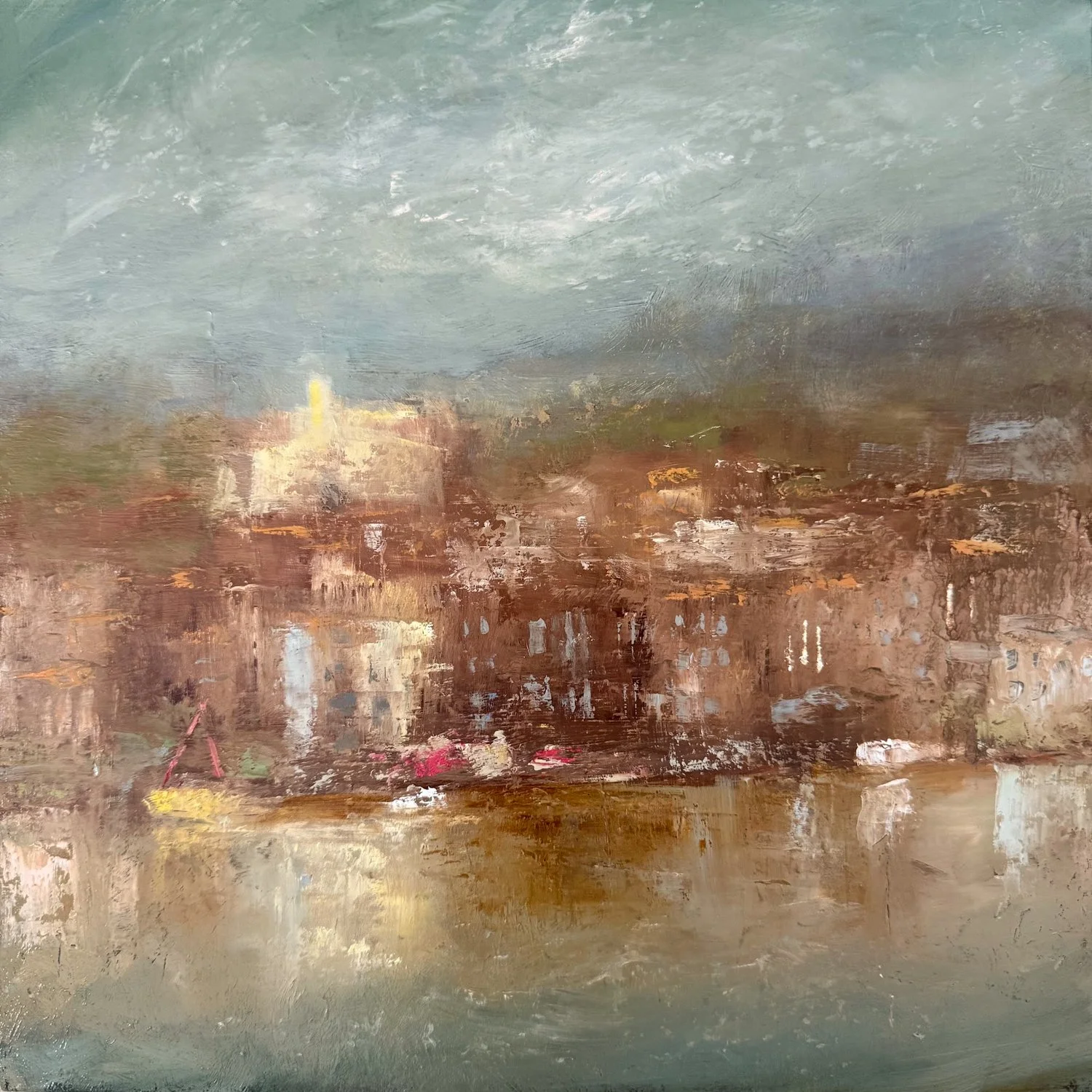 As the village awoke-HeidiLaughtonArt.jpg
