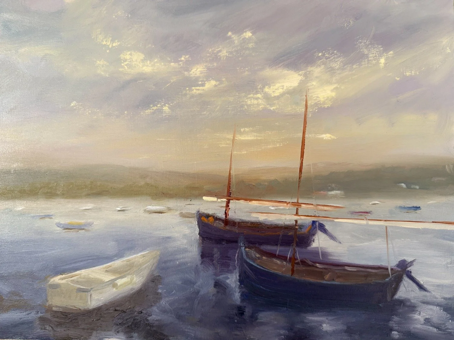 Ribadeo, Galicia
11 x 14 inches
unfinished

Painted from a photo I took in Galicia a few years back. I was searching through my old photos and came across it. It's obviously not a complete representation but I tried to make it a little more atmospher