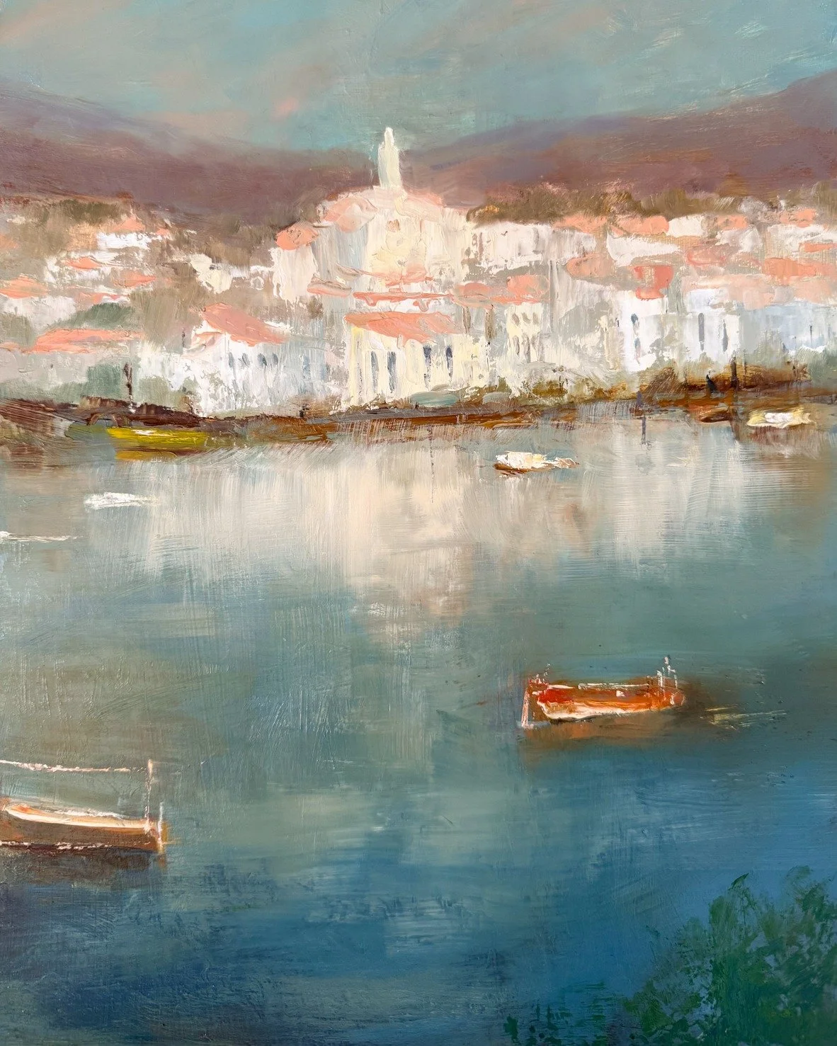 Another version of Cadeques

Looking forward to going there in September for long awaited summer hols and more inspo!

#cadequesoilpainting #cadequespainting #impressionisticpainting #impressionisticseascape #boats