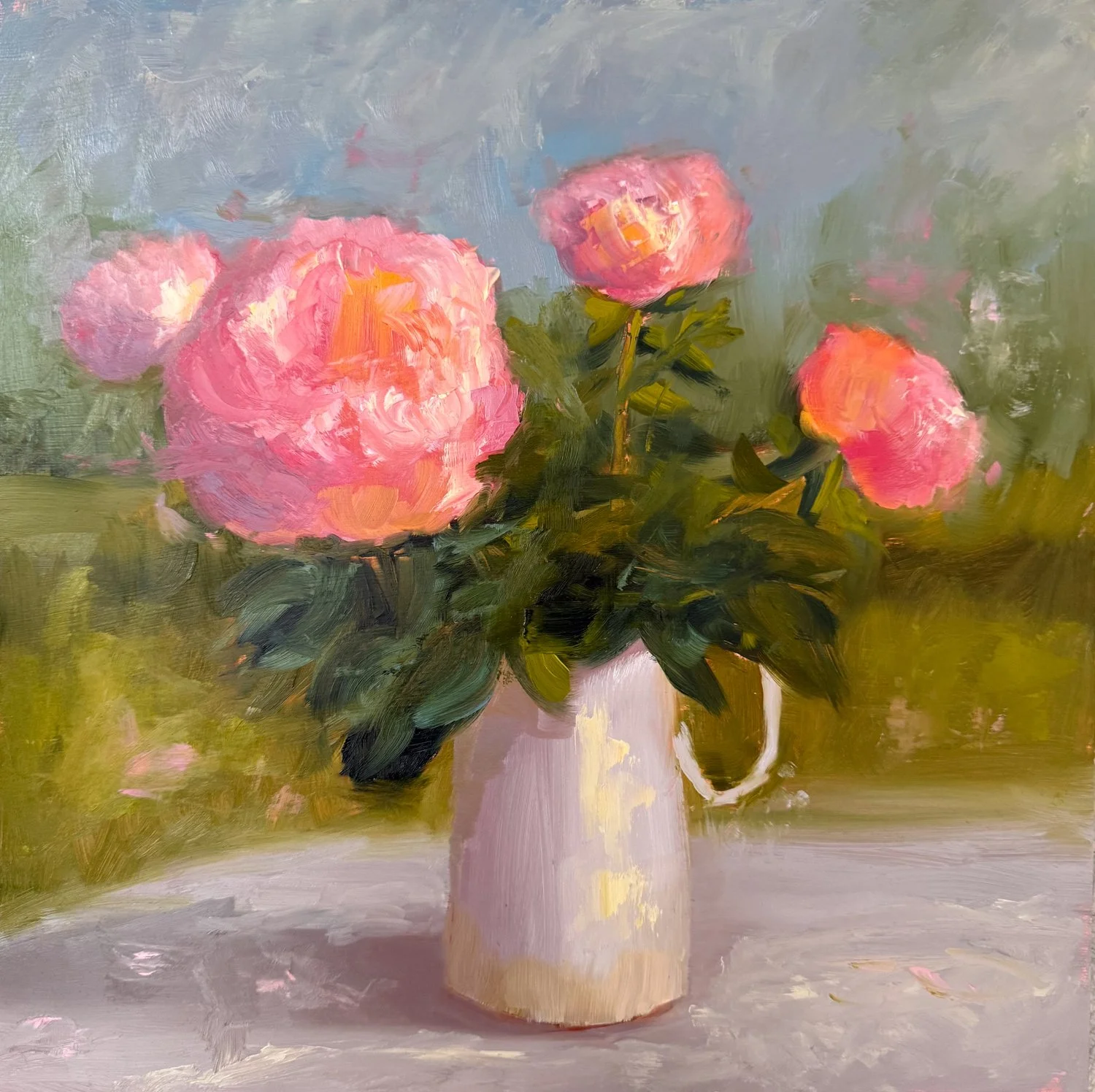 Another flower painting - this time peonies

So I have an instagram question - if you're scheduling a post through facebook business, and it suggests to you the most active times to post (usually about 9pm in the evening) - is this valid, or is it ju