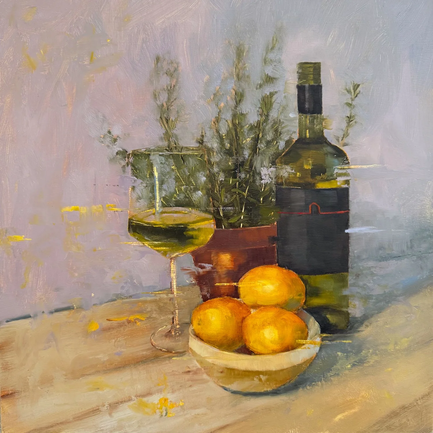 A glass of Chapel Down