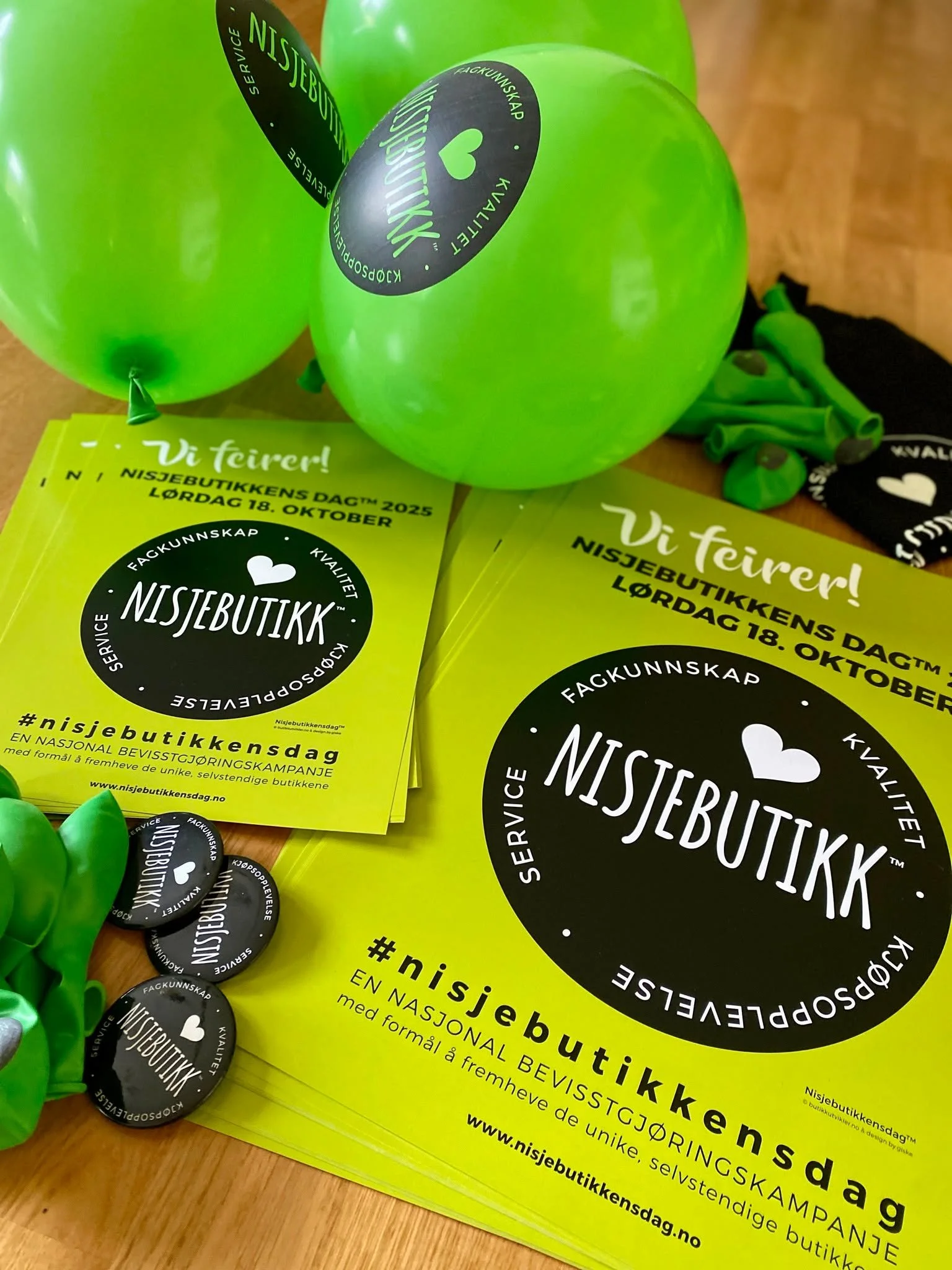 Denne veka vert @nisjebutikkensdag 💚 markert i butikkar over heile landet. Kampanja handlar om bevisstgjering og kva for eit samfunn me ynskjer &aring; ha, i dag og i framtida. 

#nisjebutikkensdag handlar om &aring; lyfta fram dei unike og sj&oslas