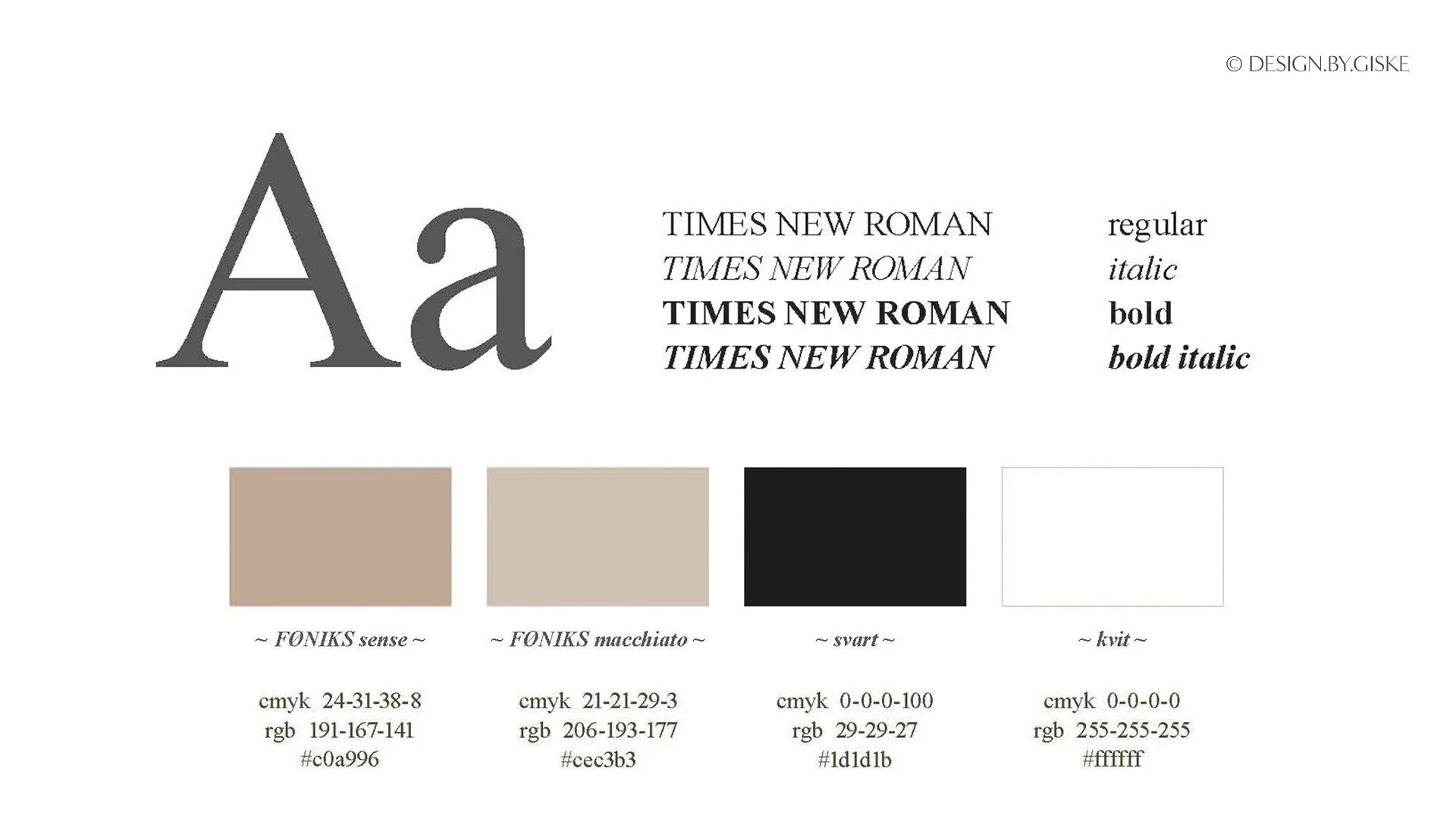 Logo - visuell identitet - trykksaker - profilering - merkevarebygging // FØNIKS frisør & fotterapi, Voss // © Design by Giske - januar 2026