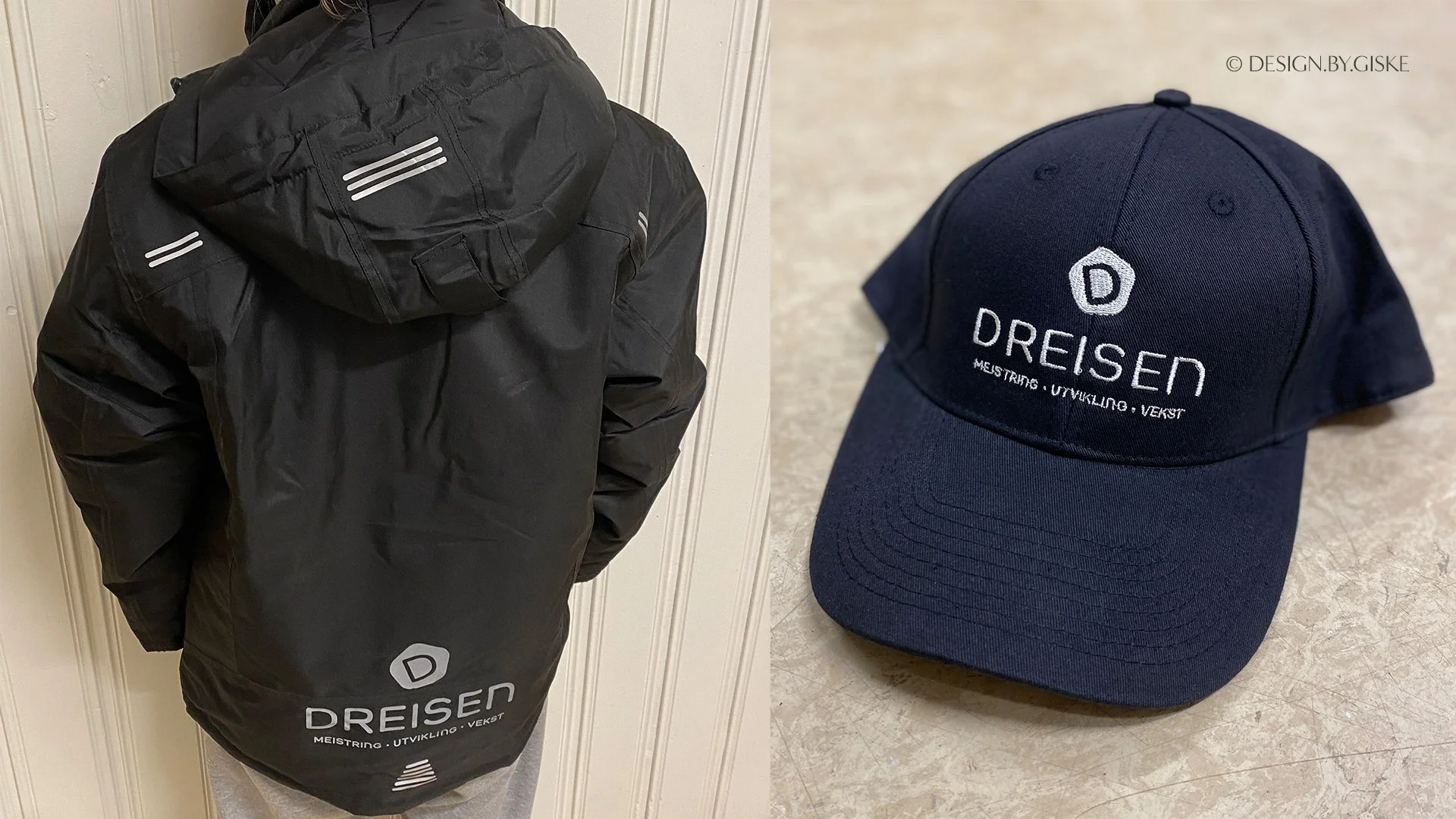 Dreisen Vaksdal KF - Visuell identitet, profilering, bekledning // © Design by Giske, Voss, 2025