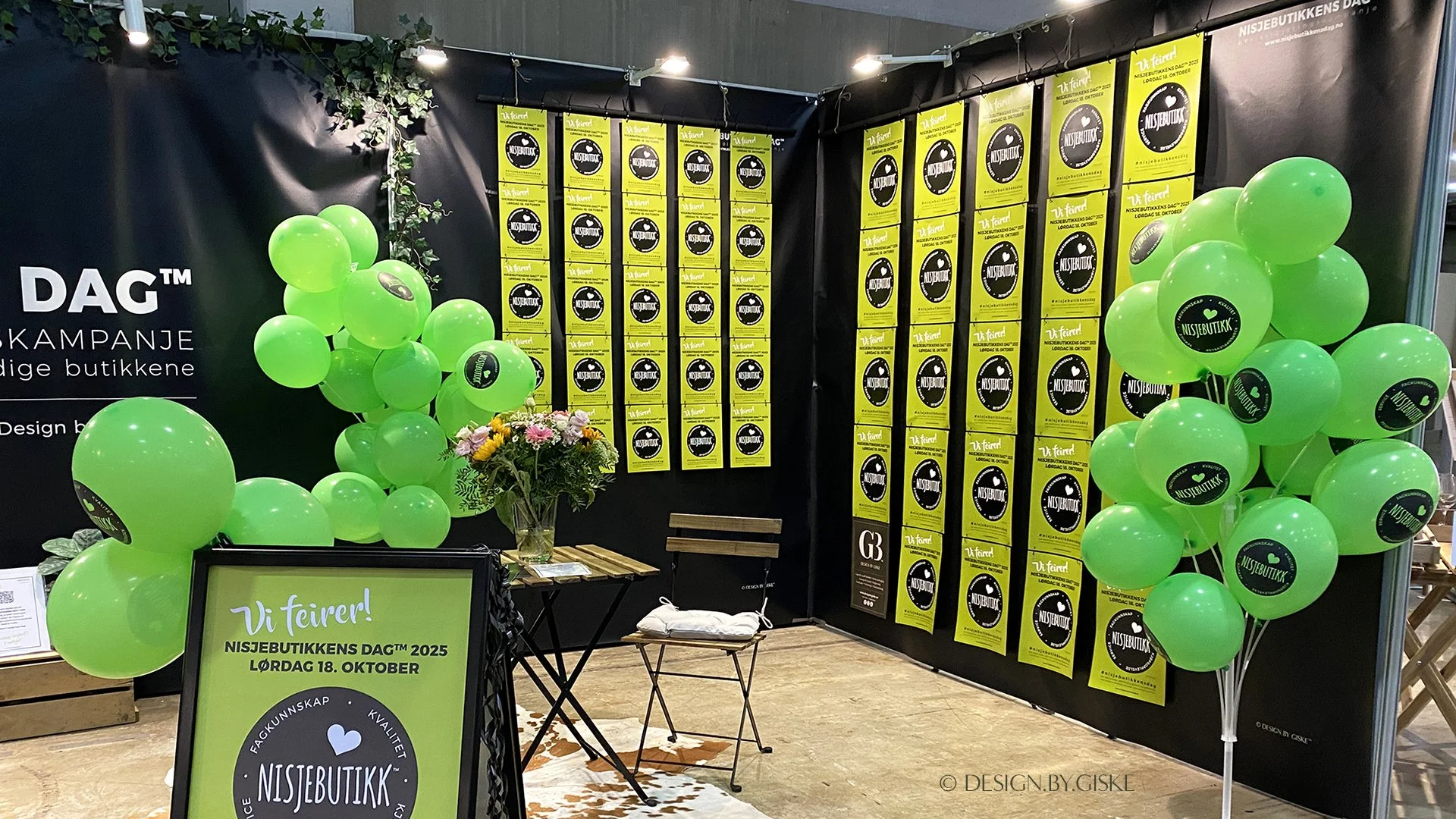 Nisjebutikkens dag™ 2025 - kampanjemateriell, trykksaker // kampanje - identitet - merkevarebygging - messestand / © Design by Giske