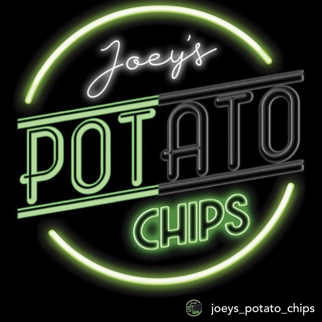 #repost from @joeys_potato_chips ⁣
⁣
We are not ones to gloat, but the logo is pretty rad right? It&rsquo;s all due to @blairlindleydesigns! She&rsquo;s one talented designer. ⁣
⁣
thanks for the shoutout! ⁣
this was a super fun logo to create. check 