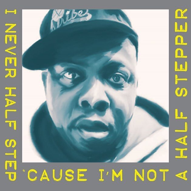 { photoshop digital painting of the legendary Phifey 🎶 }⁣
⁣
#phifedawg #atribecalledquest #ATCQ #forMalik #thefivefooter #bugginout #thelowendtheory ⁣
⁣
#graphicdesign #inWilm #netDE