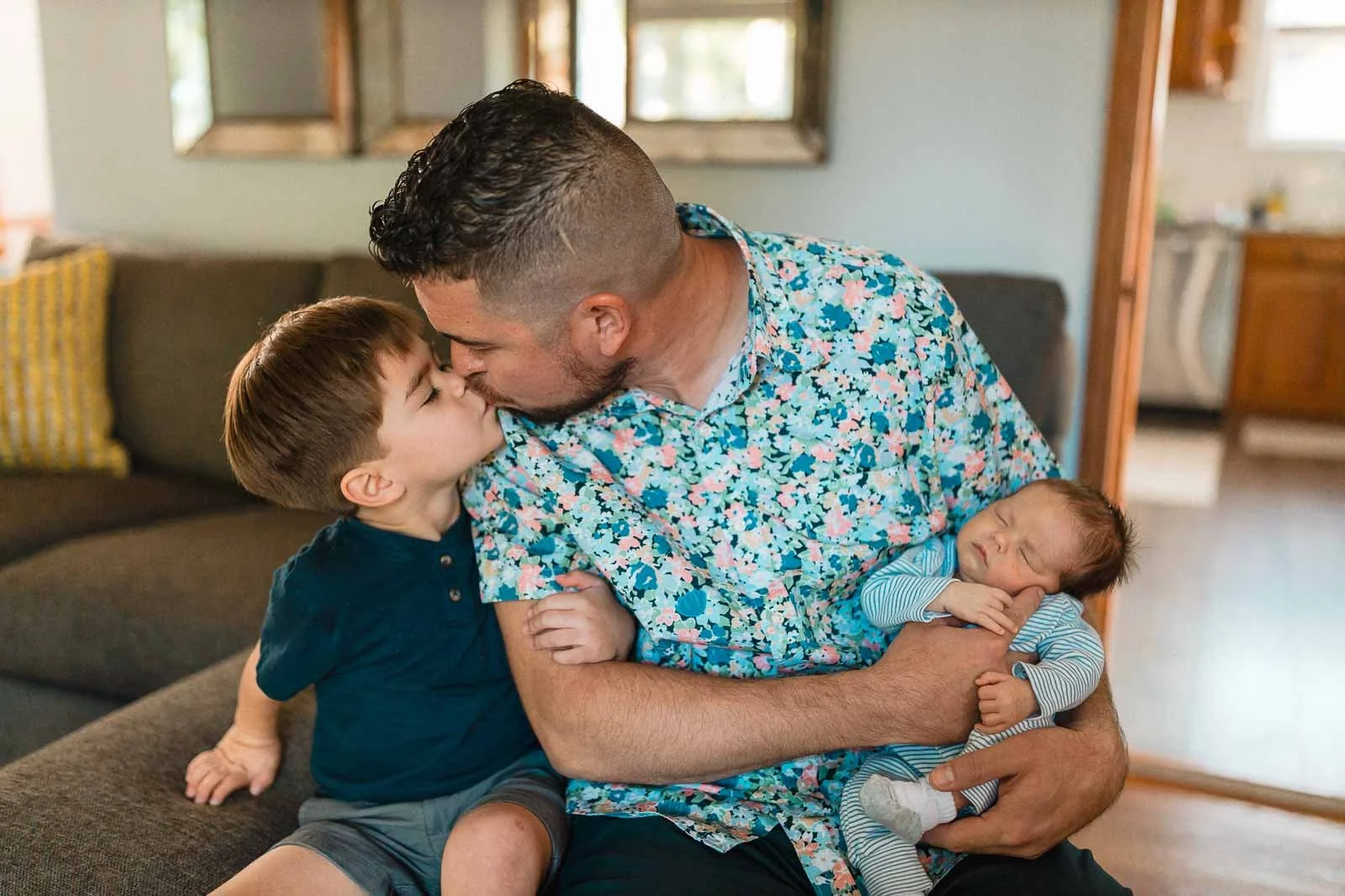 columbus ohio in home newborn session