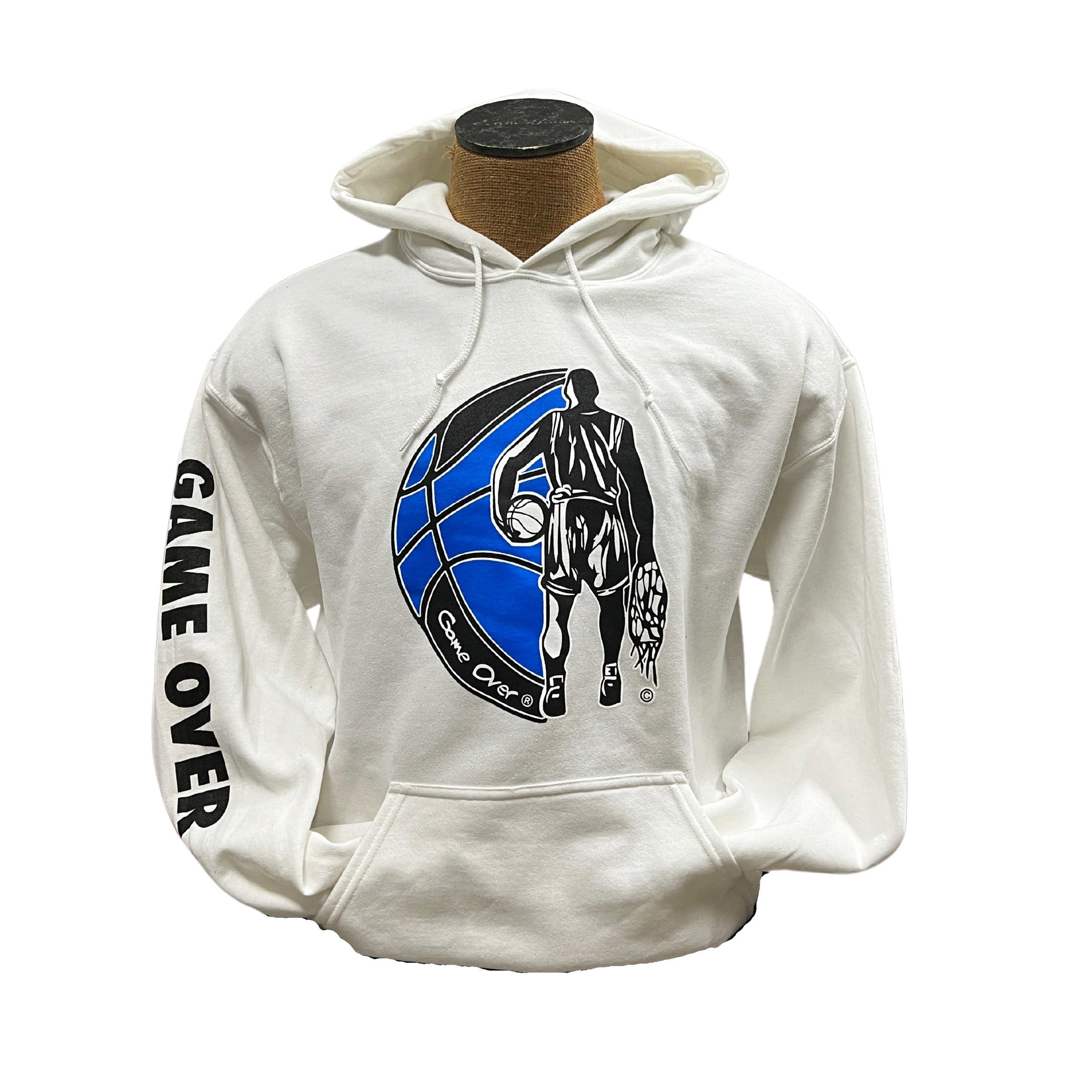 White Game Over Pull Over