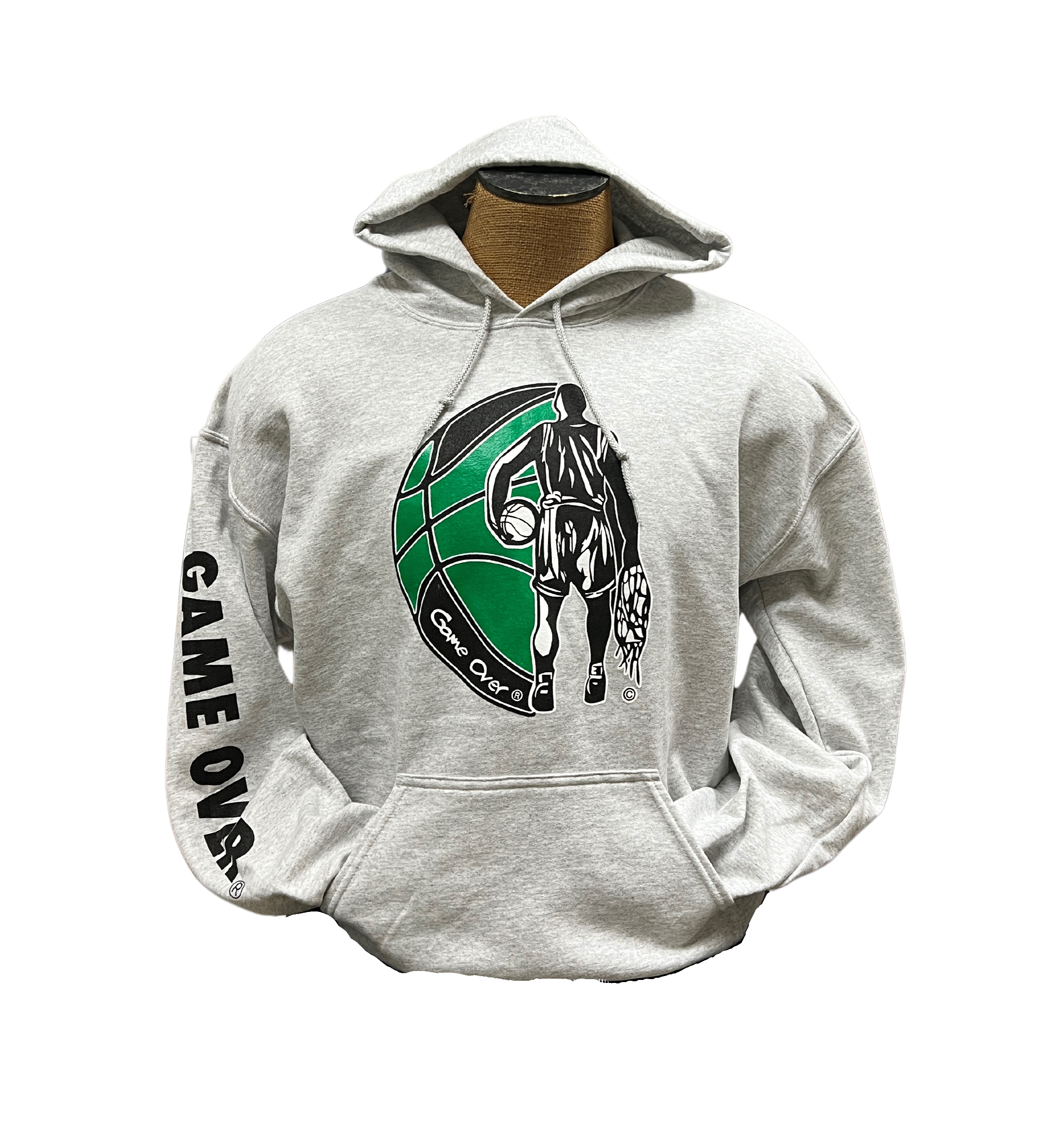 Heather Gray Game Over Pull Over