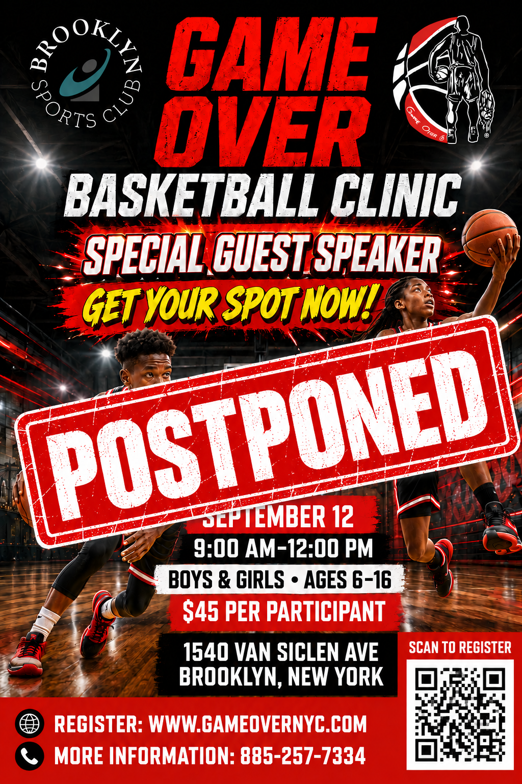 🏀 GAME OVER BASKETBALL CLINIC IS BACK! 🏀