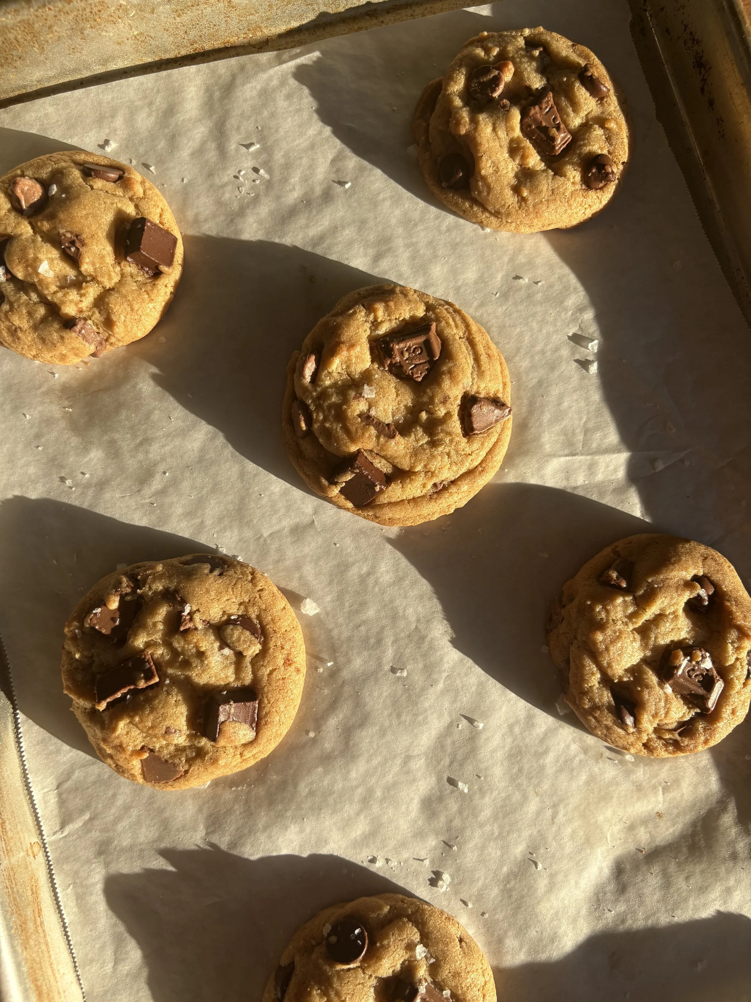 BROWN BUTTER CHOCOLATE CHIP COOKIES <3