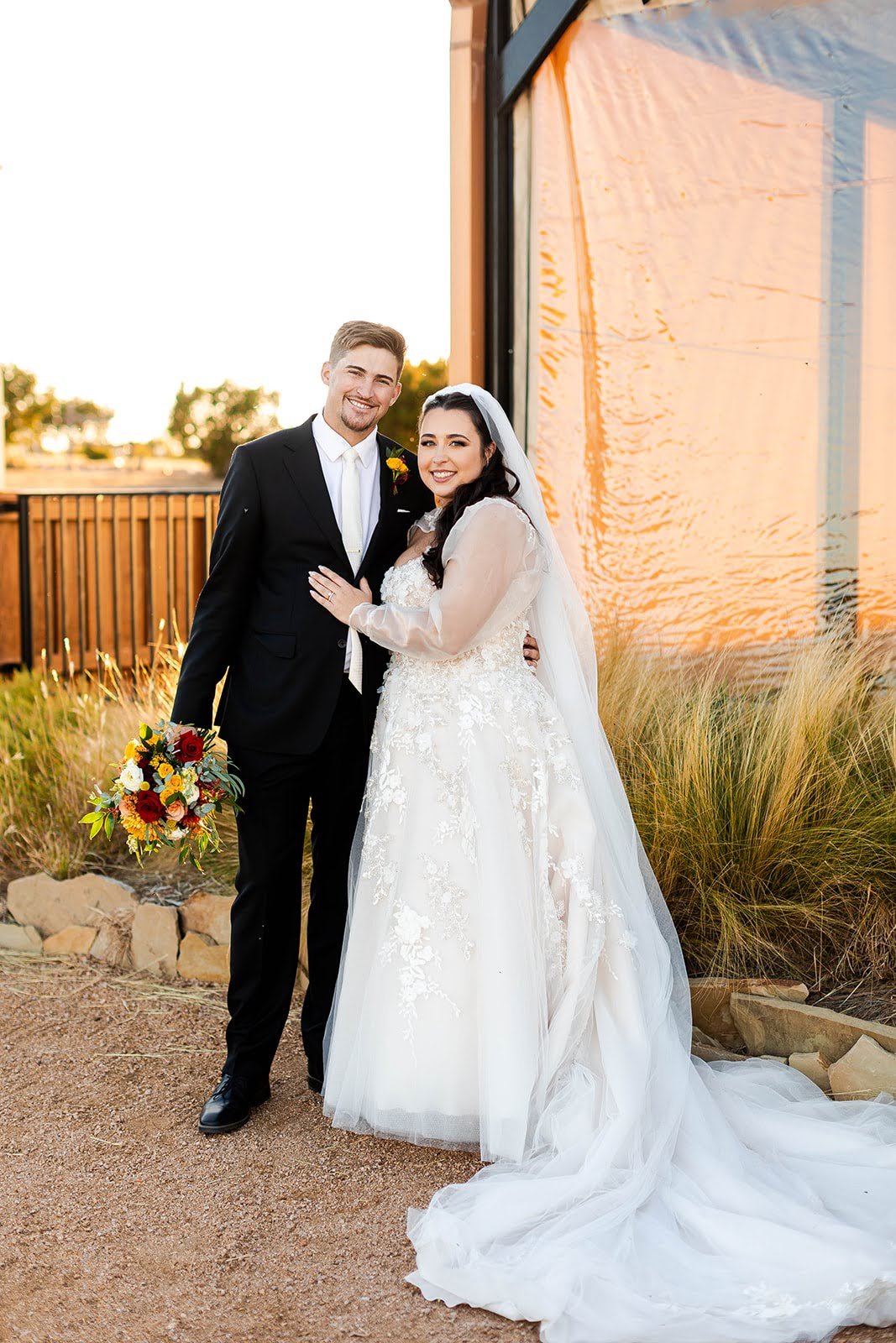Bridal Bouquet + Boutonniere