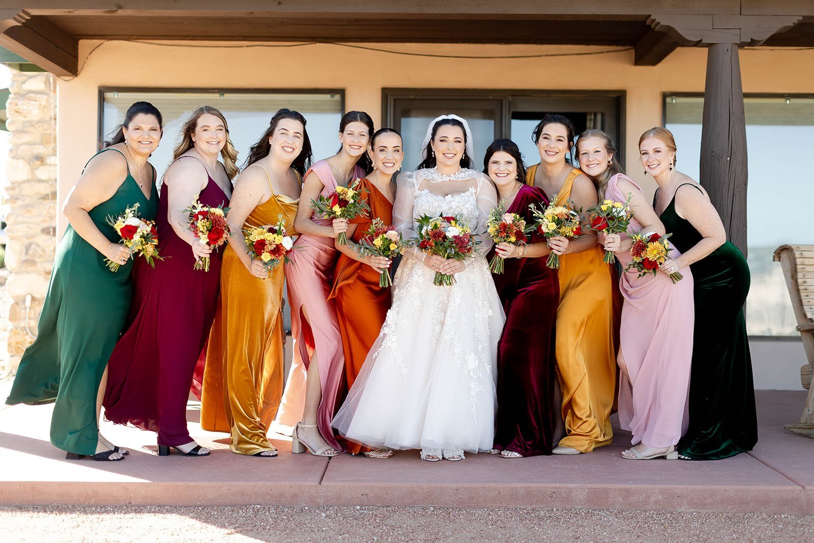 Bridal Bouquet + Bridesmaid Bouquets