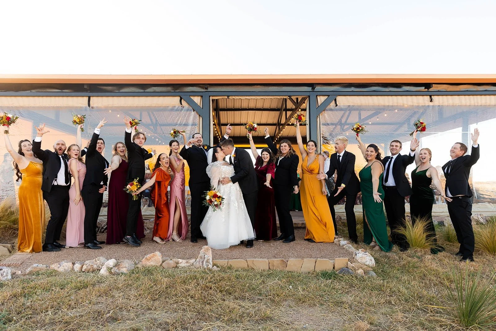 Bridal Bouquet + Bridesmaid Bouquets + Boutonniere