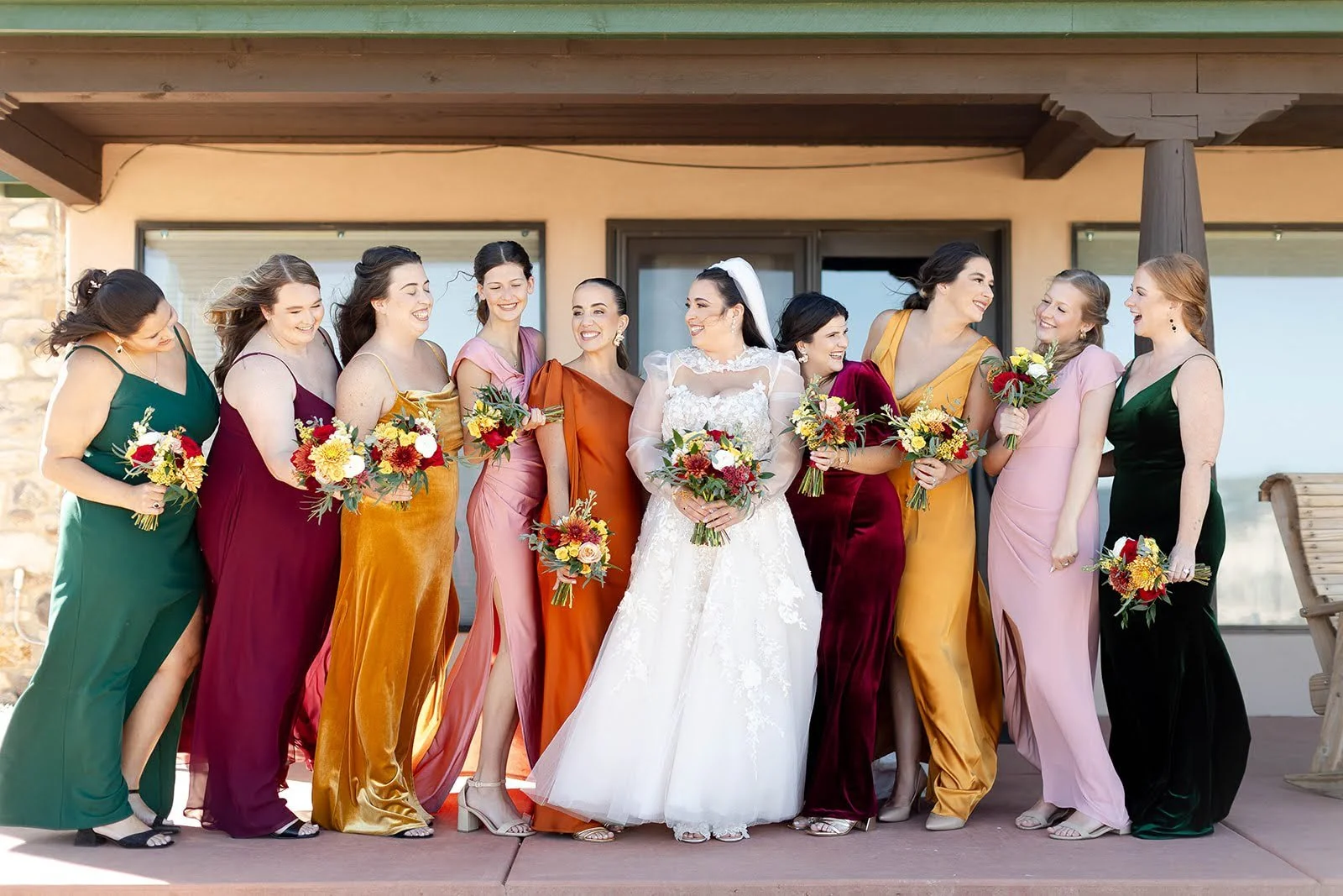 Bridal Bouquet + Bridesmaid Bouquets