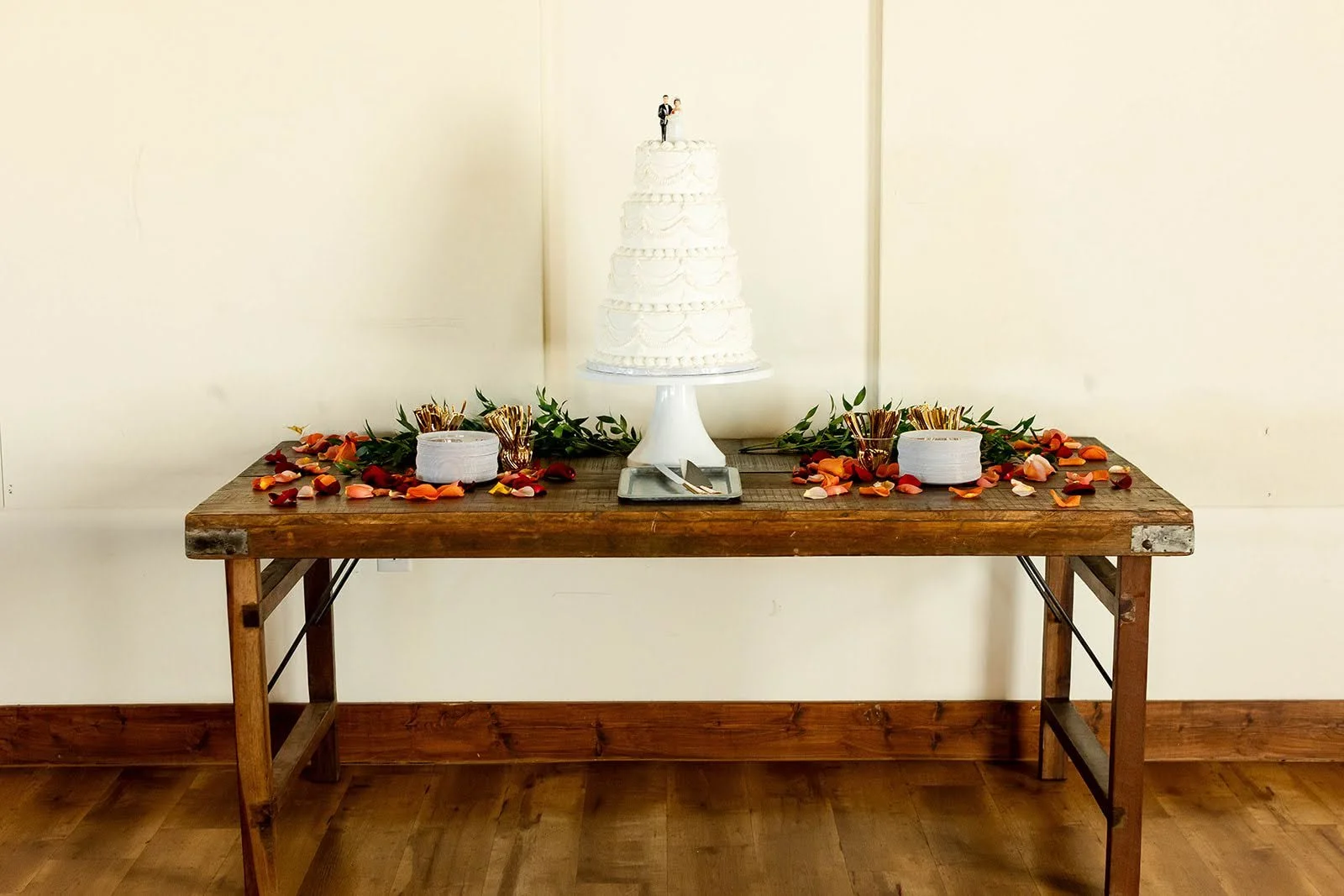 Loose Greenery + Petals