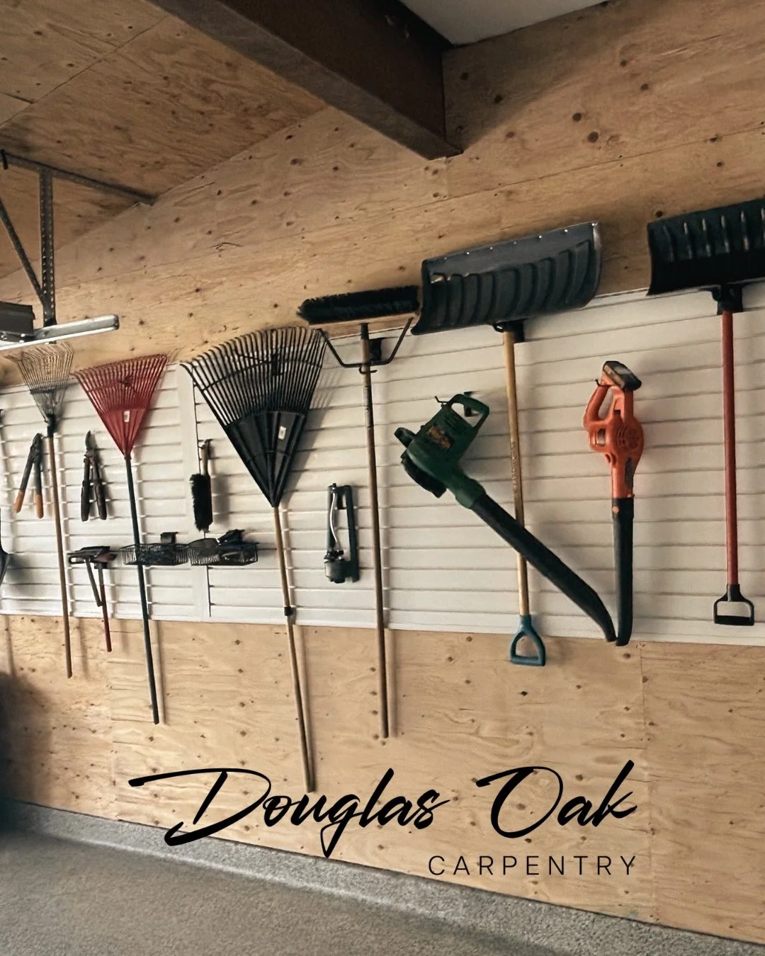 Quick garage upgrade for a client who wanted extra storage and a little more warmth.

The @trusscore wall system keeps everything organized, and the custom garbage can enclosure was the perfect finishing touch.