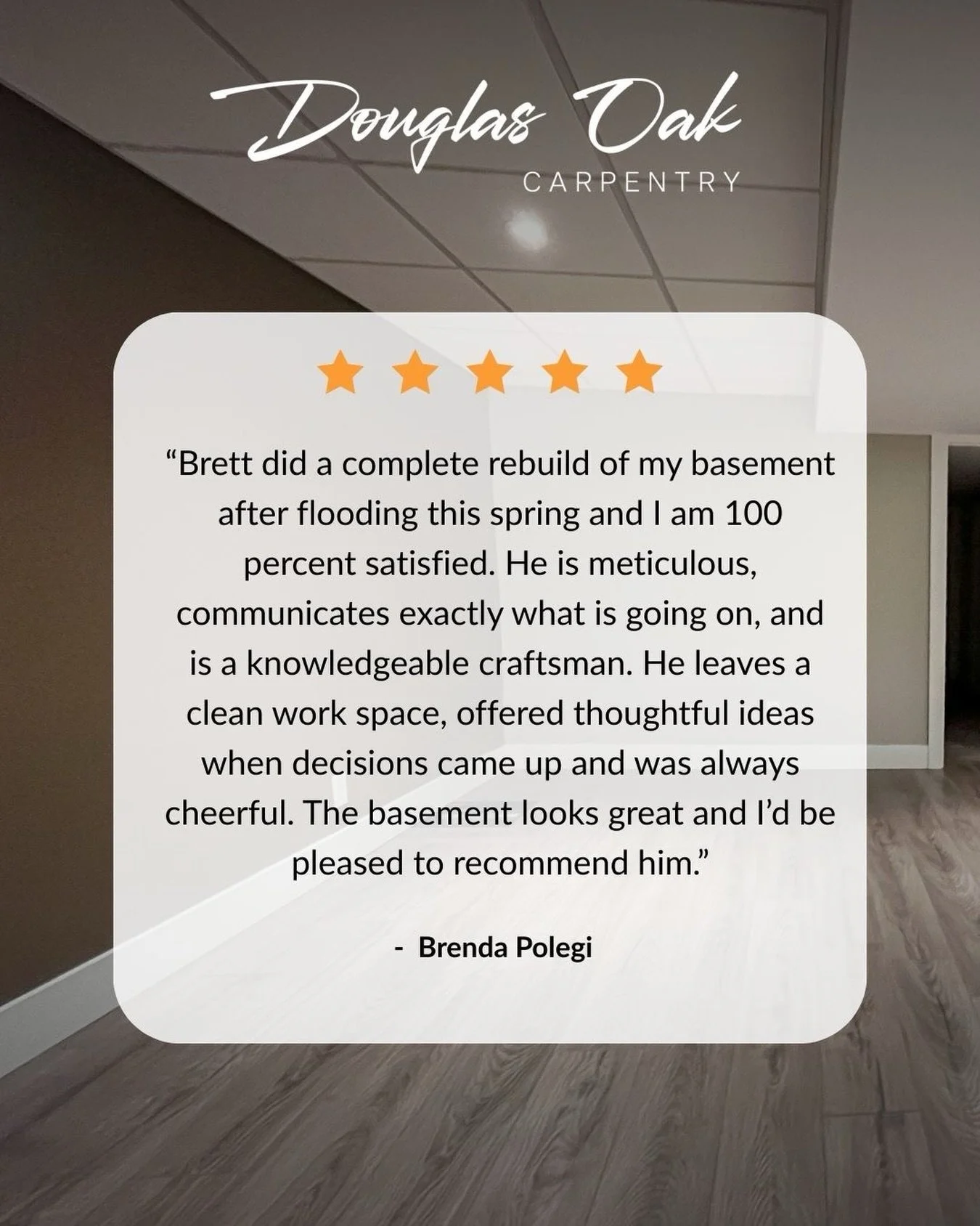 We ❤️ a good basement comeback.
After spring flooding, this space needed a full rebuild and we&rsquo;re proud of how it turned out. From thoughtful planning to clear communication and a clean worksite, this project was all about doing things right an