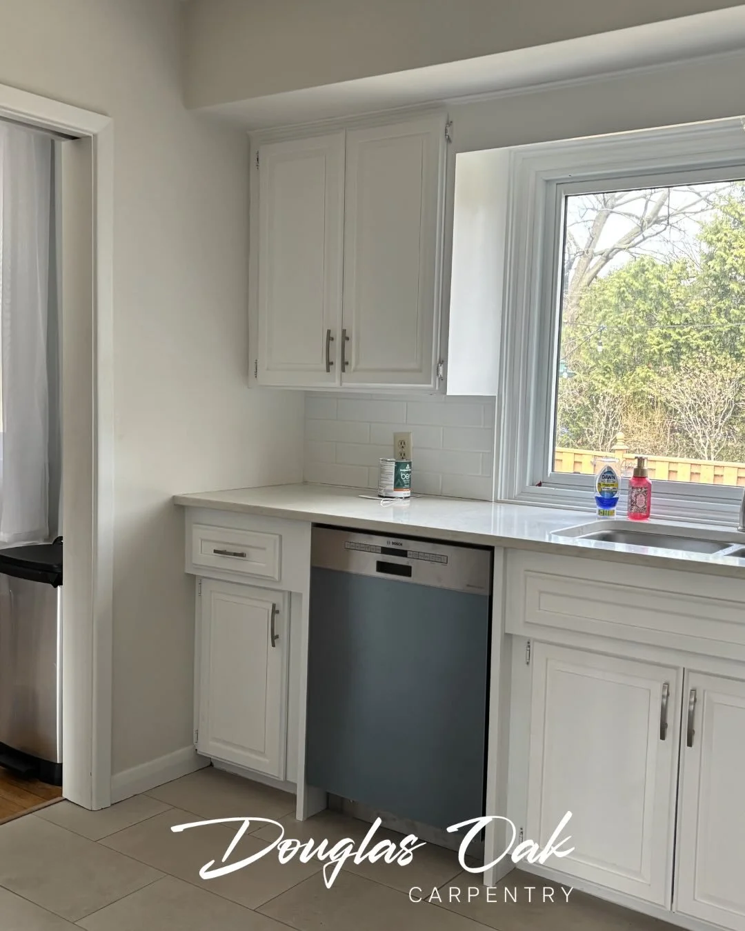 Young family. Dirty dishes. No dishwasher. We can fix that.

A little cabinet surgery, some careful carpentry, and this kitchen is officially dishwasher-ready. 
Clean lines, clean install, clean dishes.

That&rsquo;s a win for the whole family.