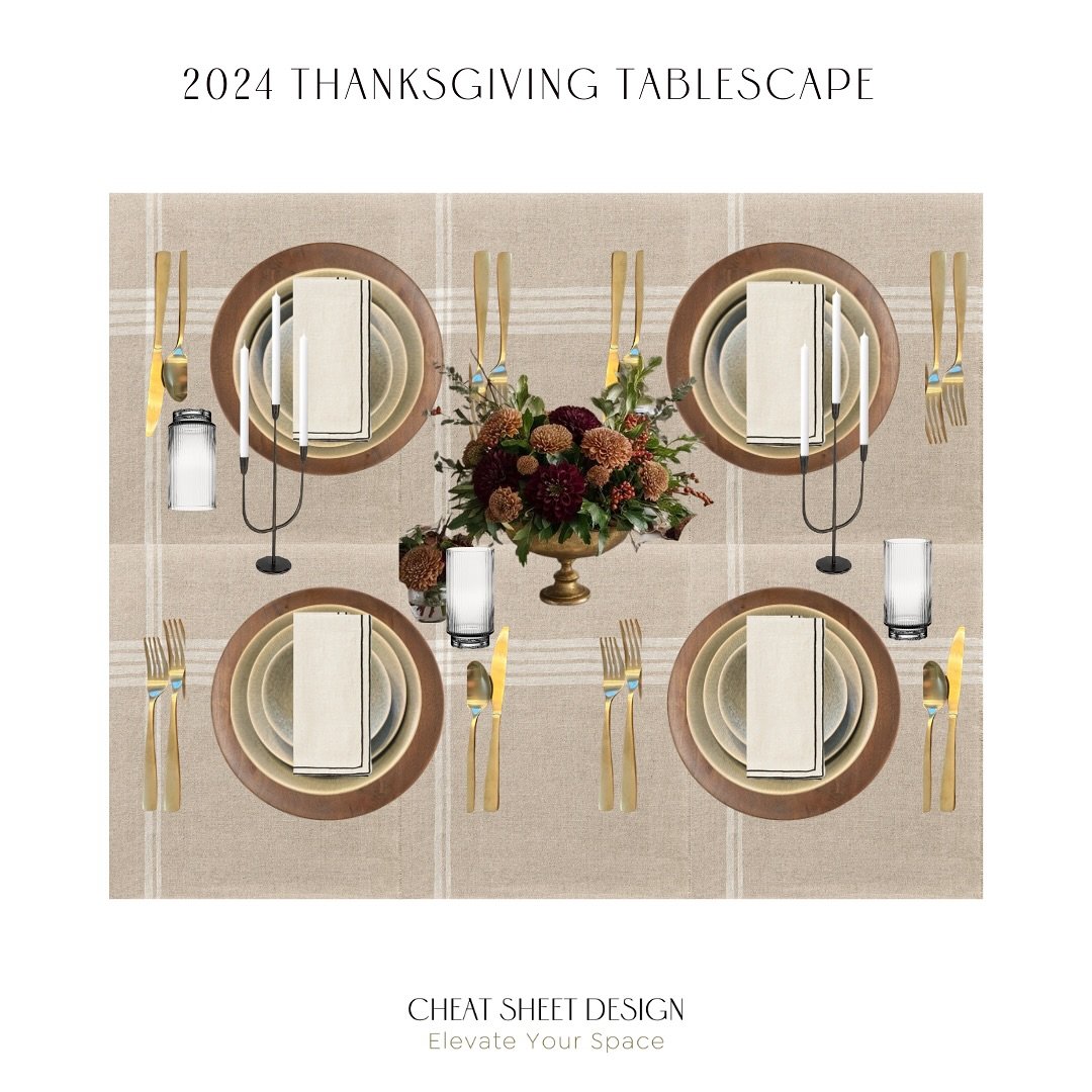Hosting Thanksgiving and need a little tablescape help? I&rsquo;ve got you. Shop any of these three fully designed looks as well as florals by 11/15 to have everything arrive at your door before the big day. 

🛒Click the link in my bio and then &ldq