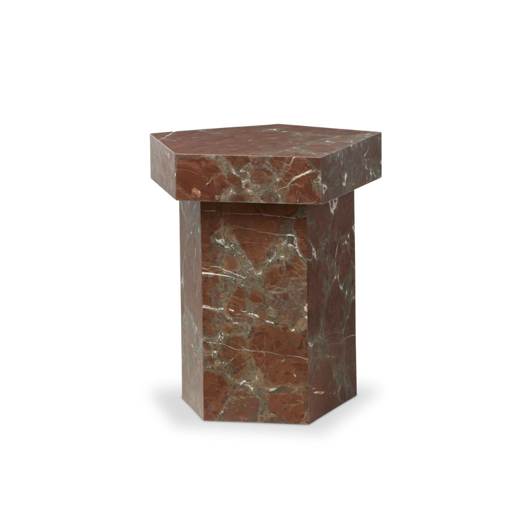 Brando End Table, Smoke And Russet Marble.png