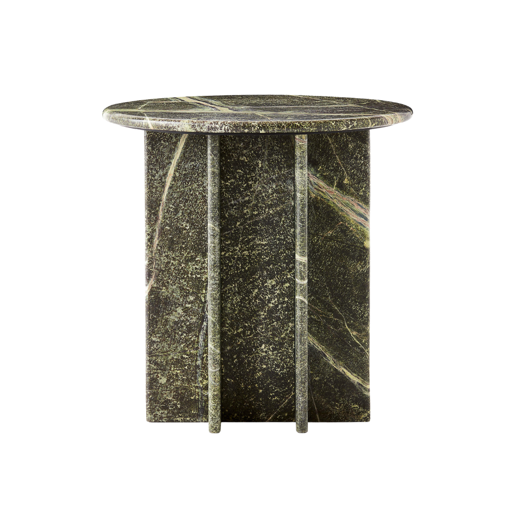 Pasar Round Green Marble Side Table.png