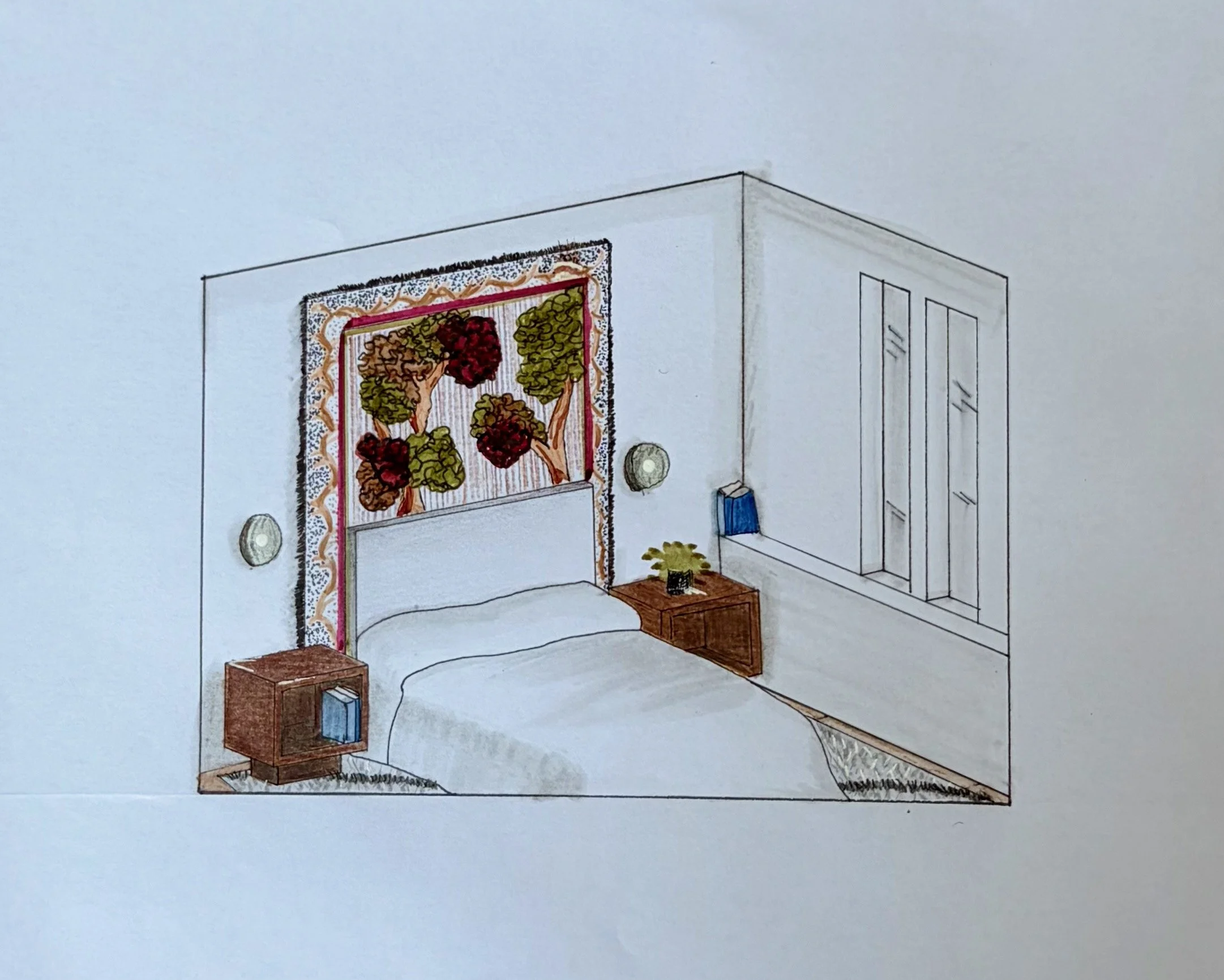 Perspective Drawing Final Project | Parsons School of Design
