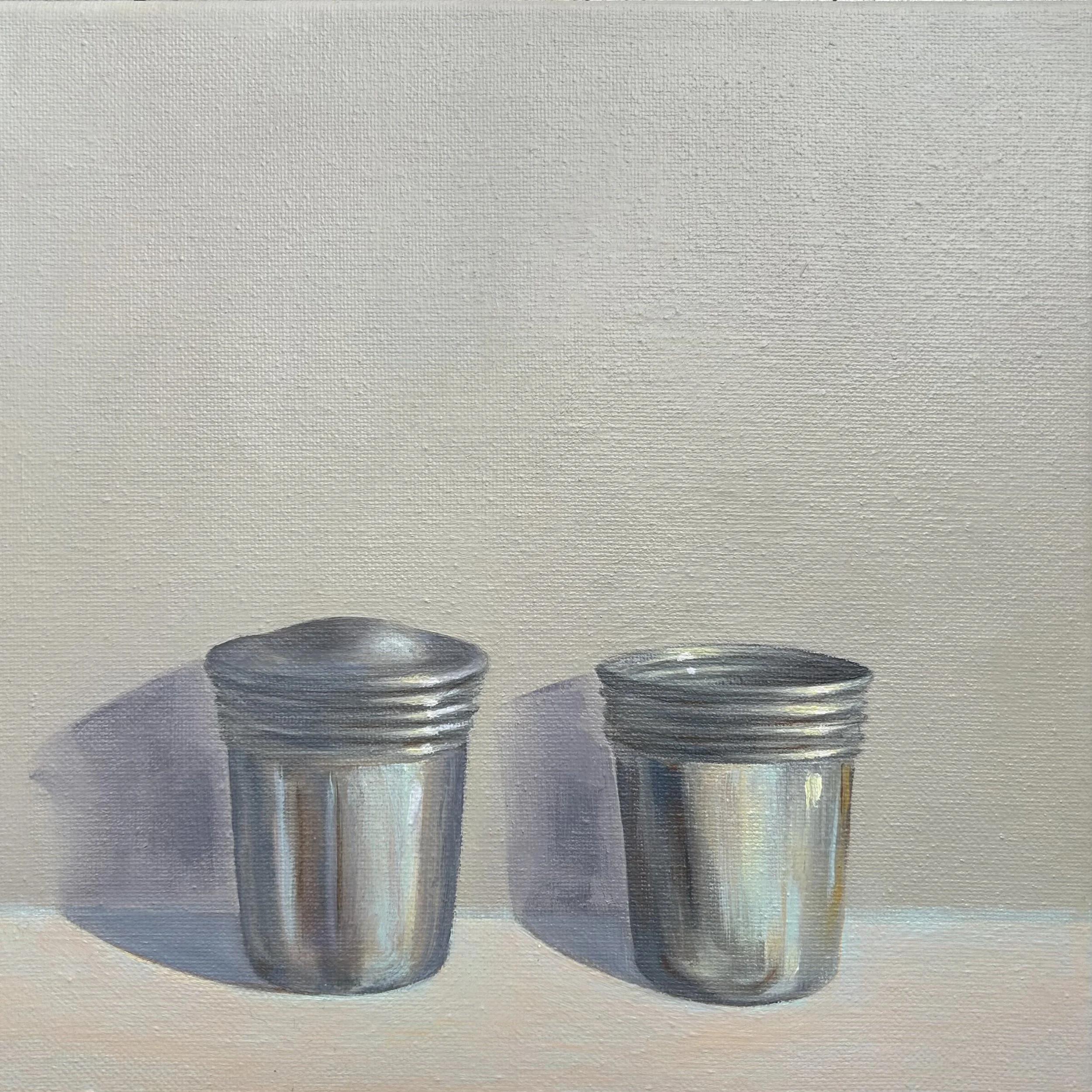  Two Cups 
10" x 10" 
OIL ON CANVAS