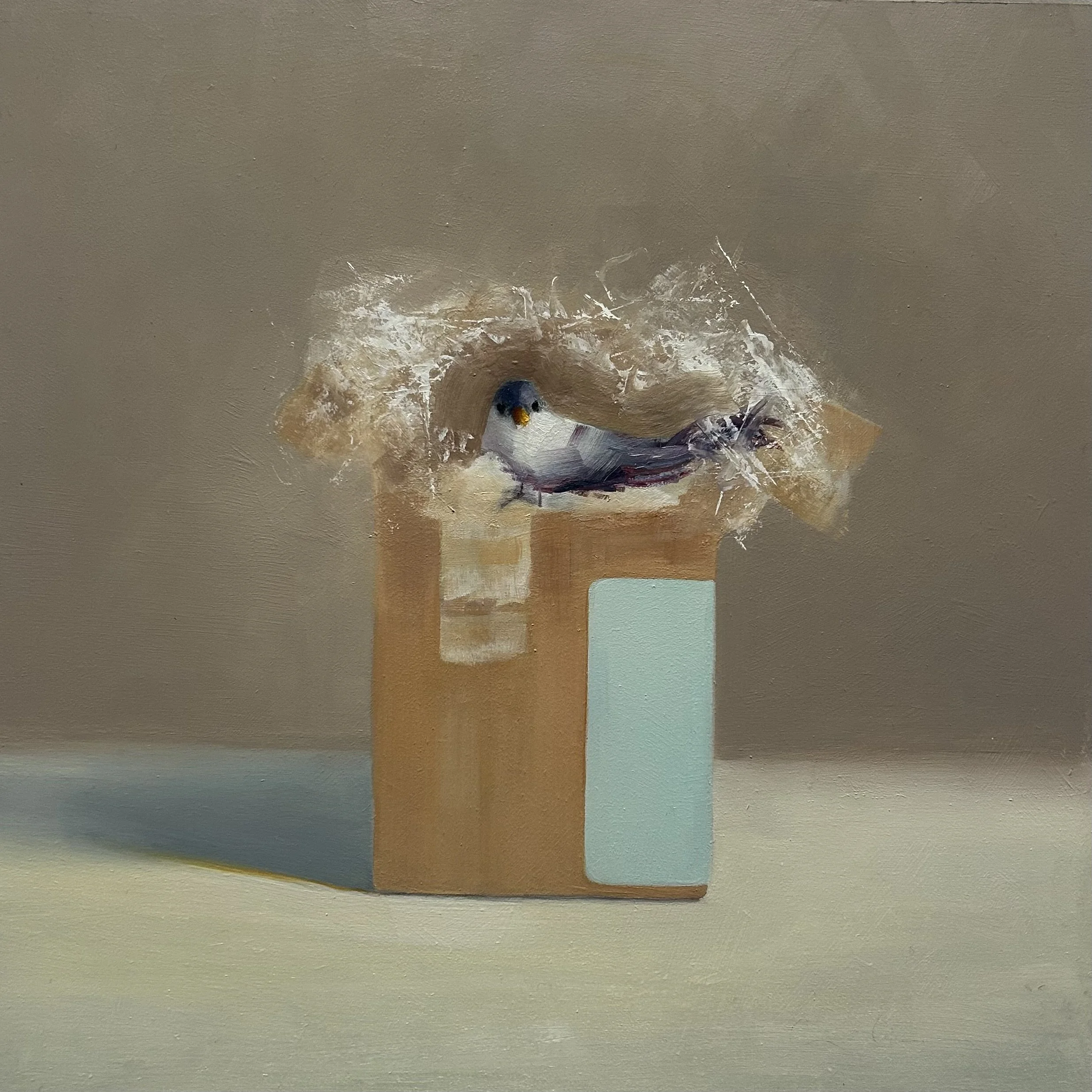  Bird Box 
10" x 10"
OIL ON BOARD
 ● 